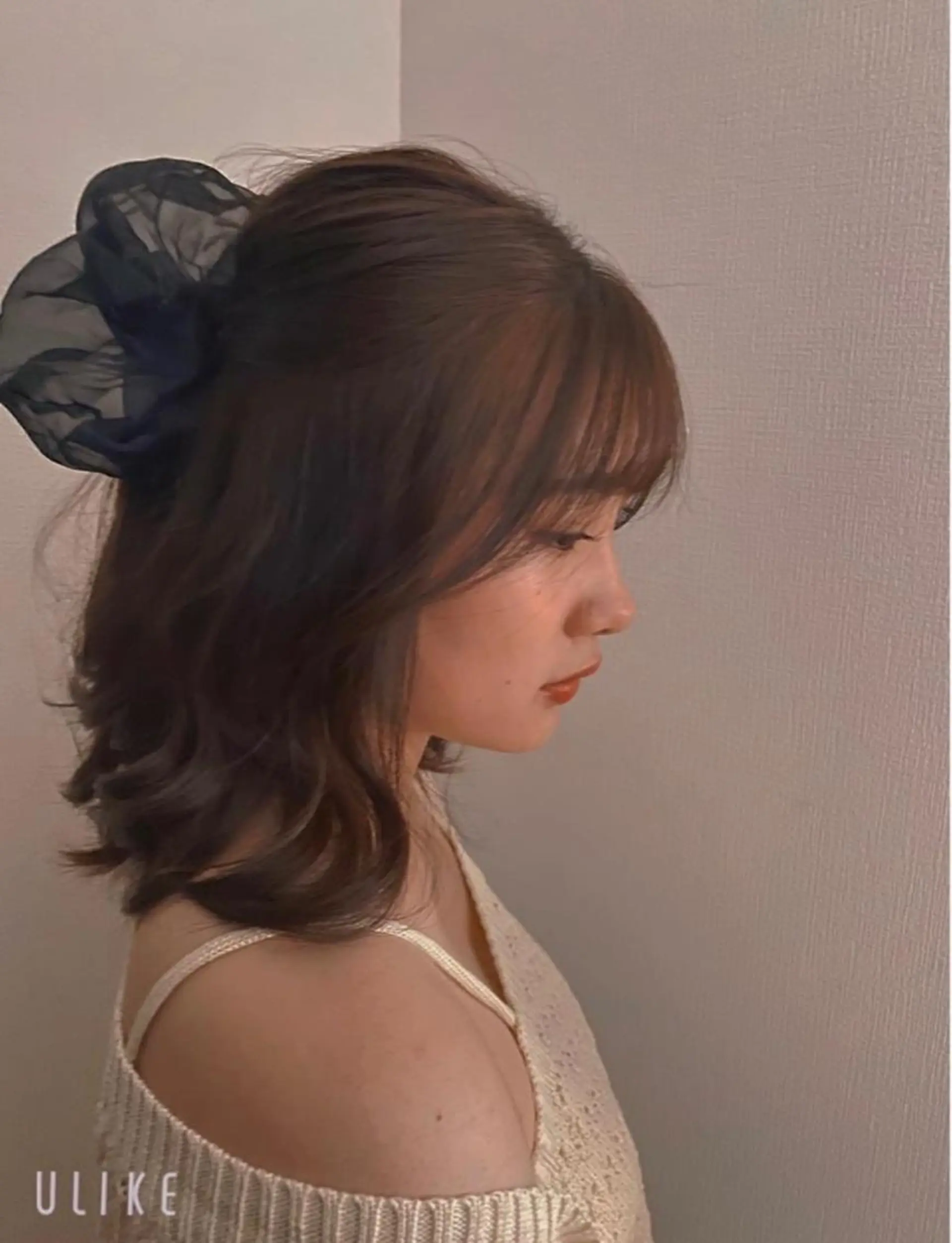 ミディアム カラー ヘアセット 顔周り/透明感 🤍銀座RINOSEのヘアスタイル