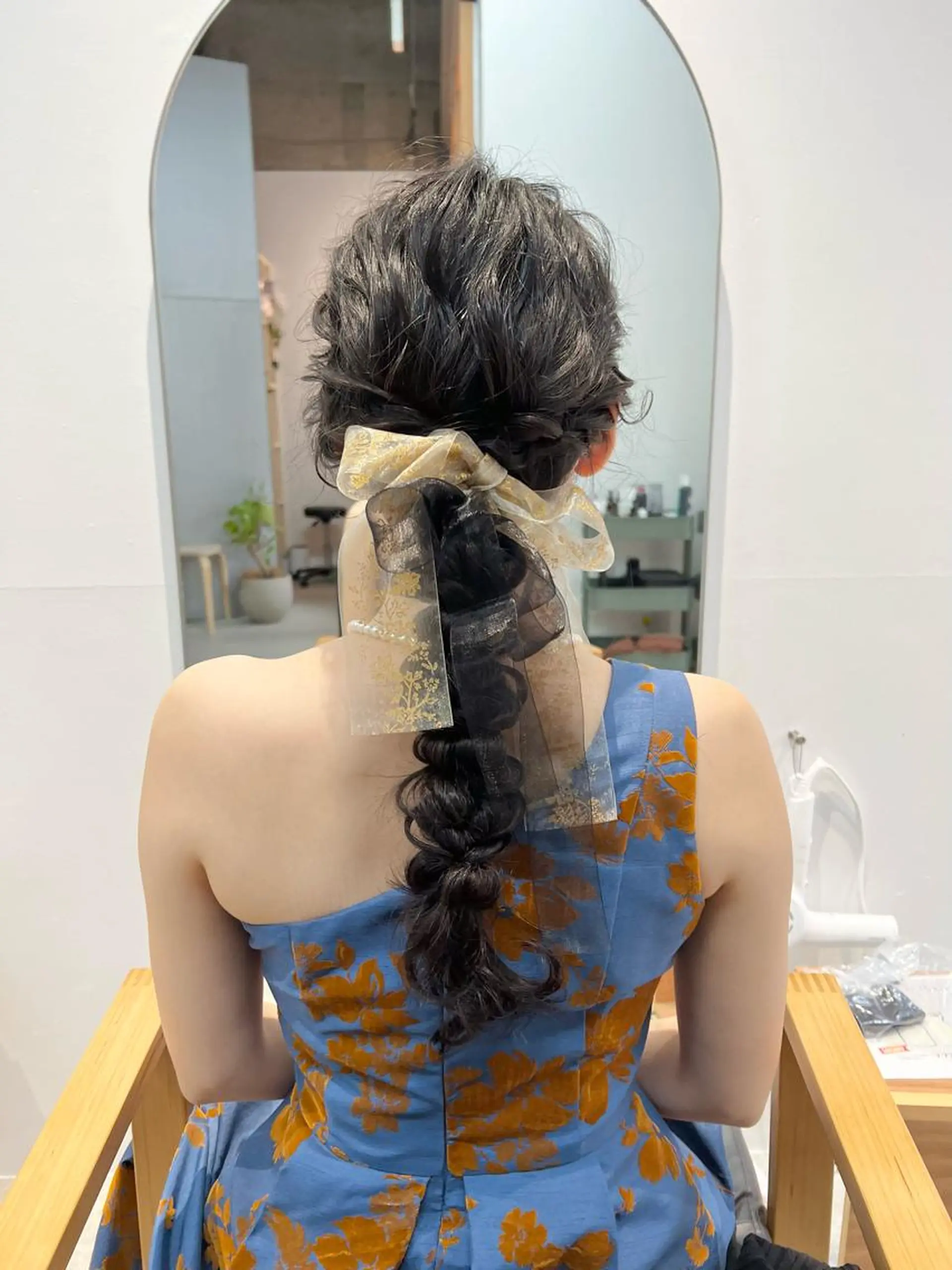 ロング ヘアアレンジ ヘアセット le'a所属・谷町/Le'a /竹原しおなのヘアスタイル