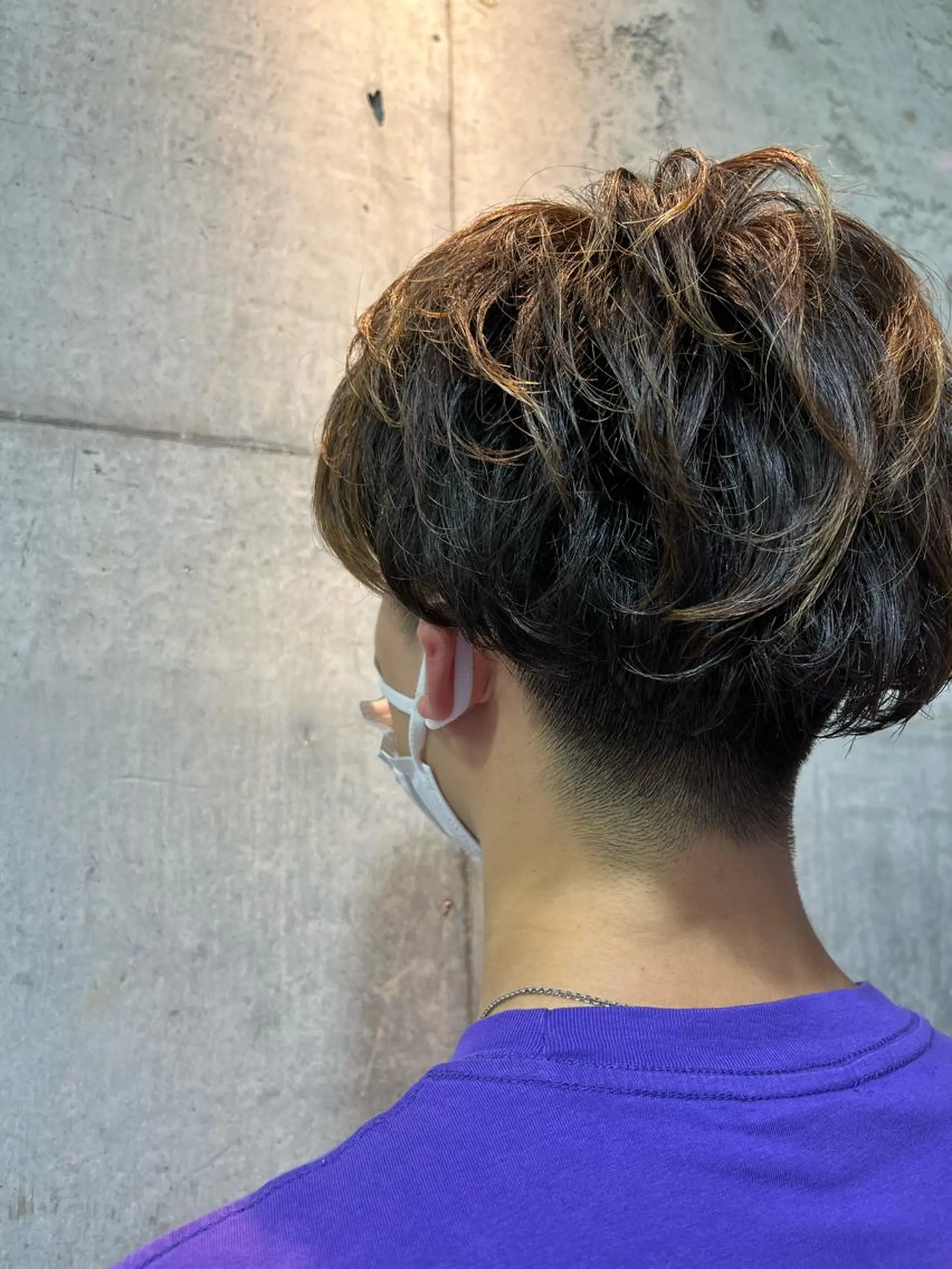 メンズ カット パーマ 佐瀬竜矢PRIMAL /portのヘアスタイル