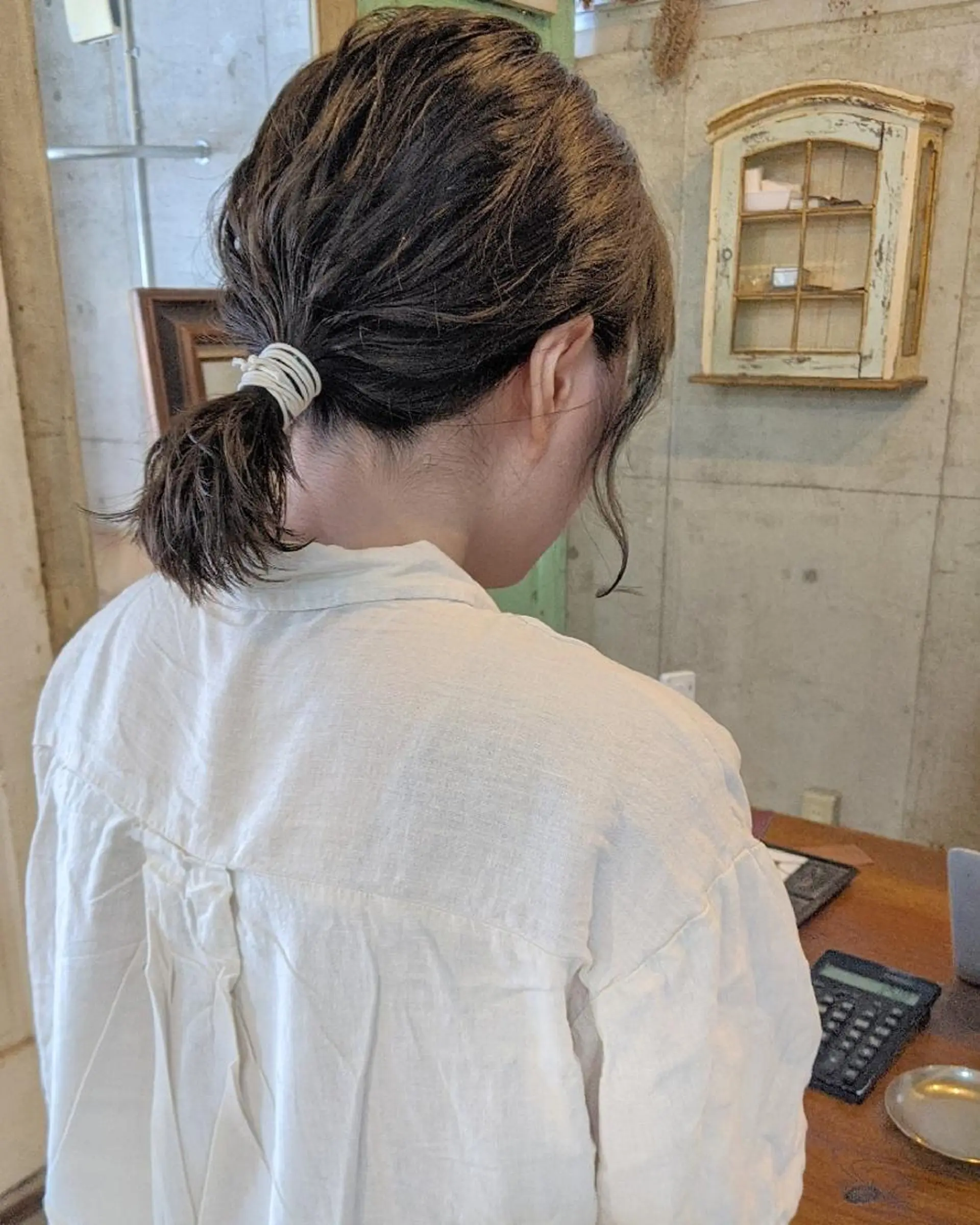 ショート カラー ヘアアレンジ 南堀江 möwen ( メーヴェ )所属・mowen RUIのヘアスタイル