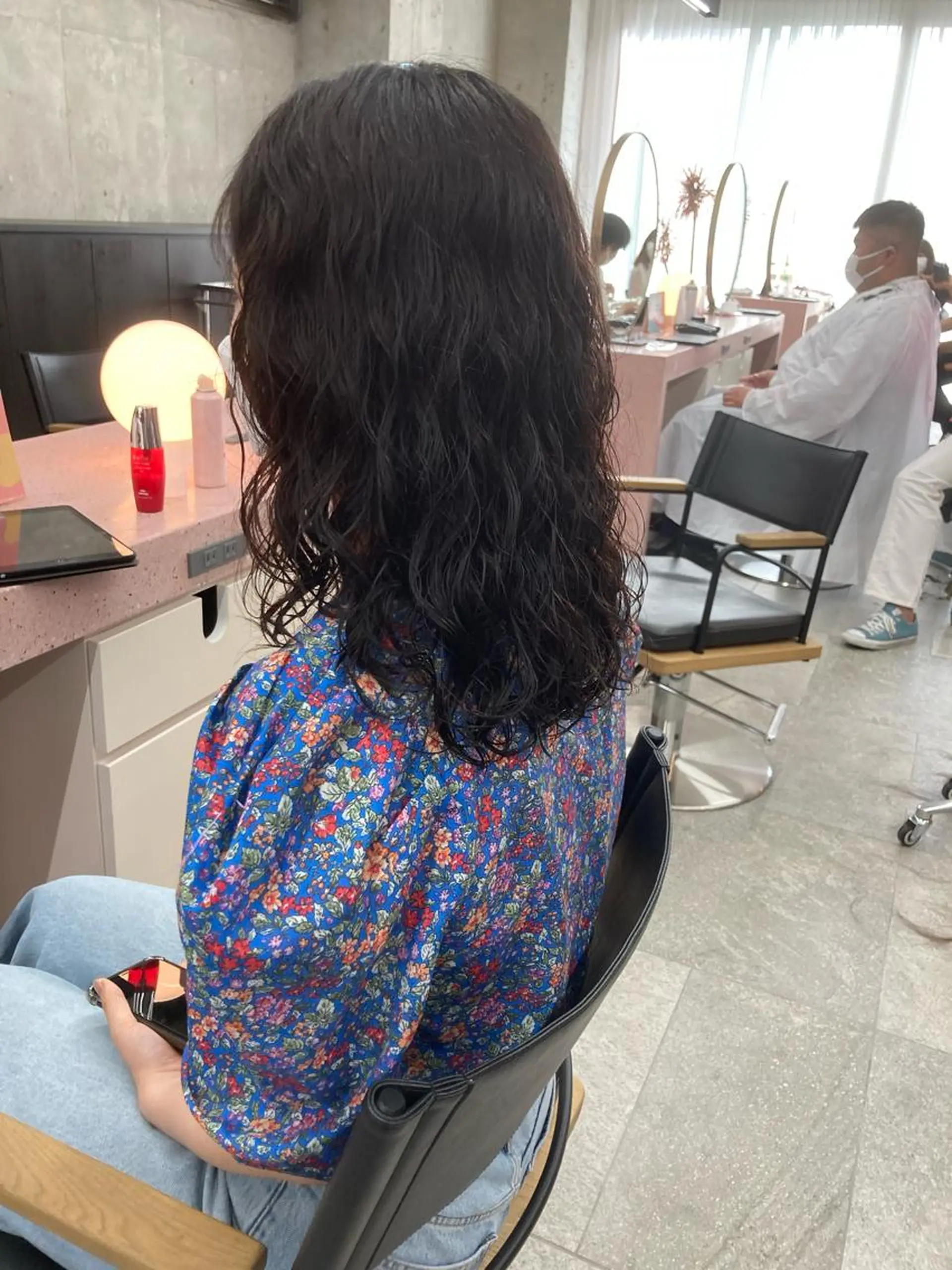 セミロング カラー パーマ カット ヘアカラー パーマ 小木曽智美 /ボブ/ショートのヘアスタイル