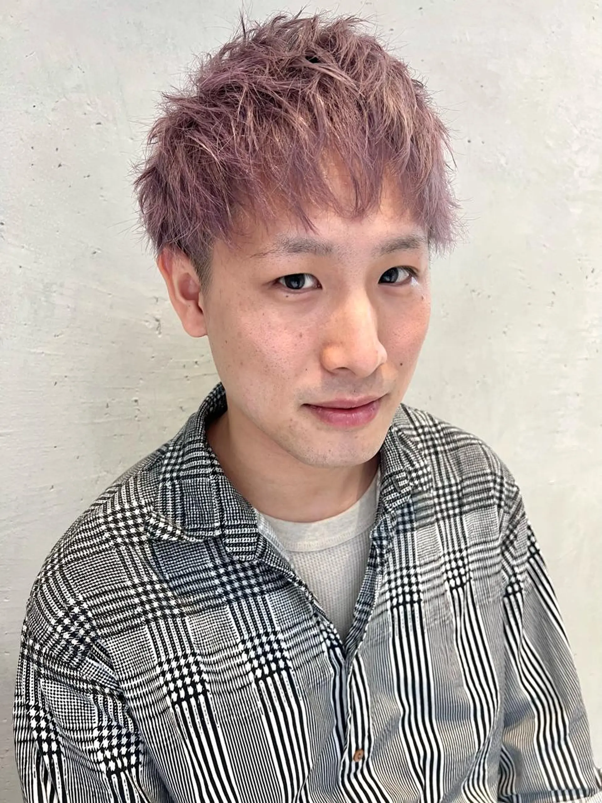 ショート カラー メンズ カット ヘアカラー 宮永 智香のヘアスタイル