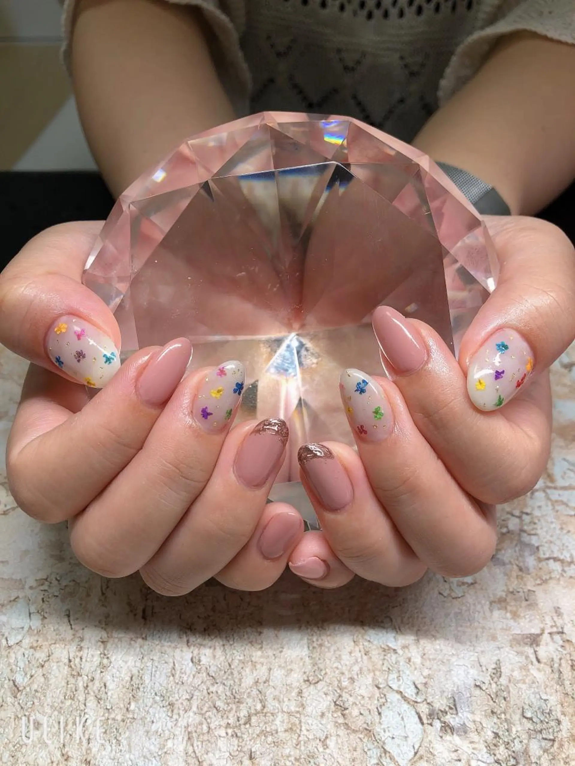 ネイル アートネイル フレンチネイル ジェルネイル グラデーション 韓国ネイル Nail room Bimano所属・Bimano seica♡+°のネイルデザイン