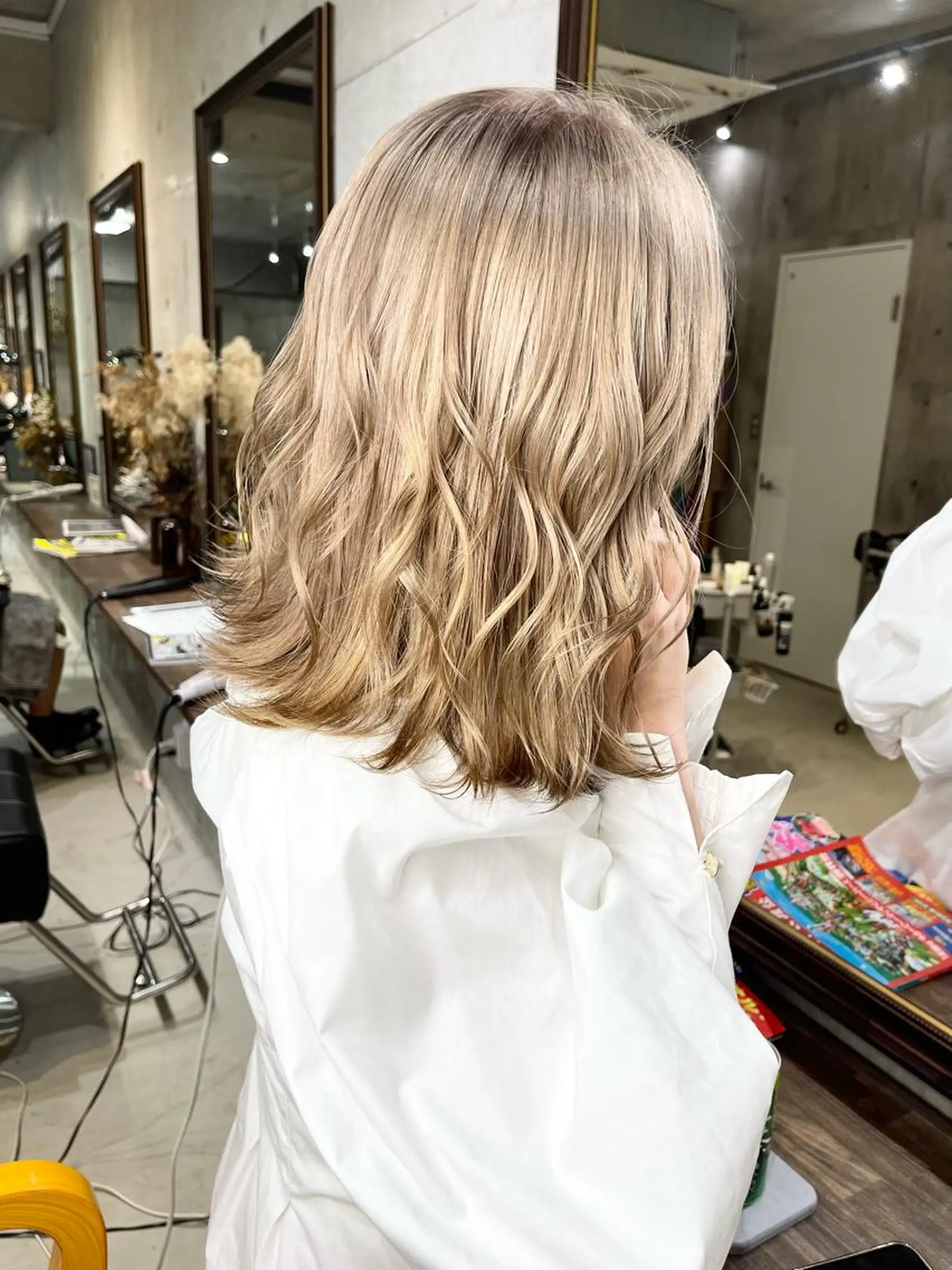 カラー ヘアカラー 名古屋のピンク好き かずくん🦩のヘアスタイル