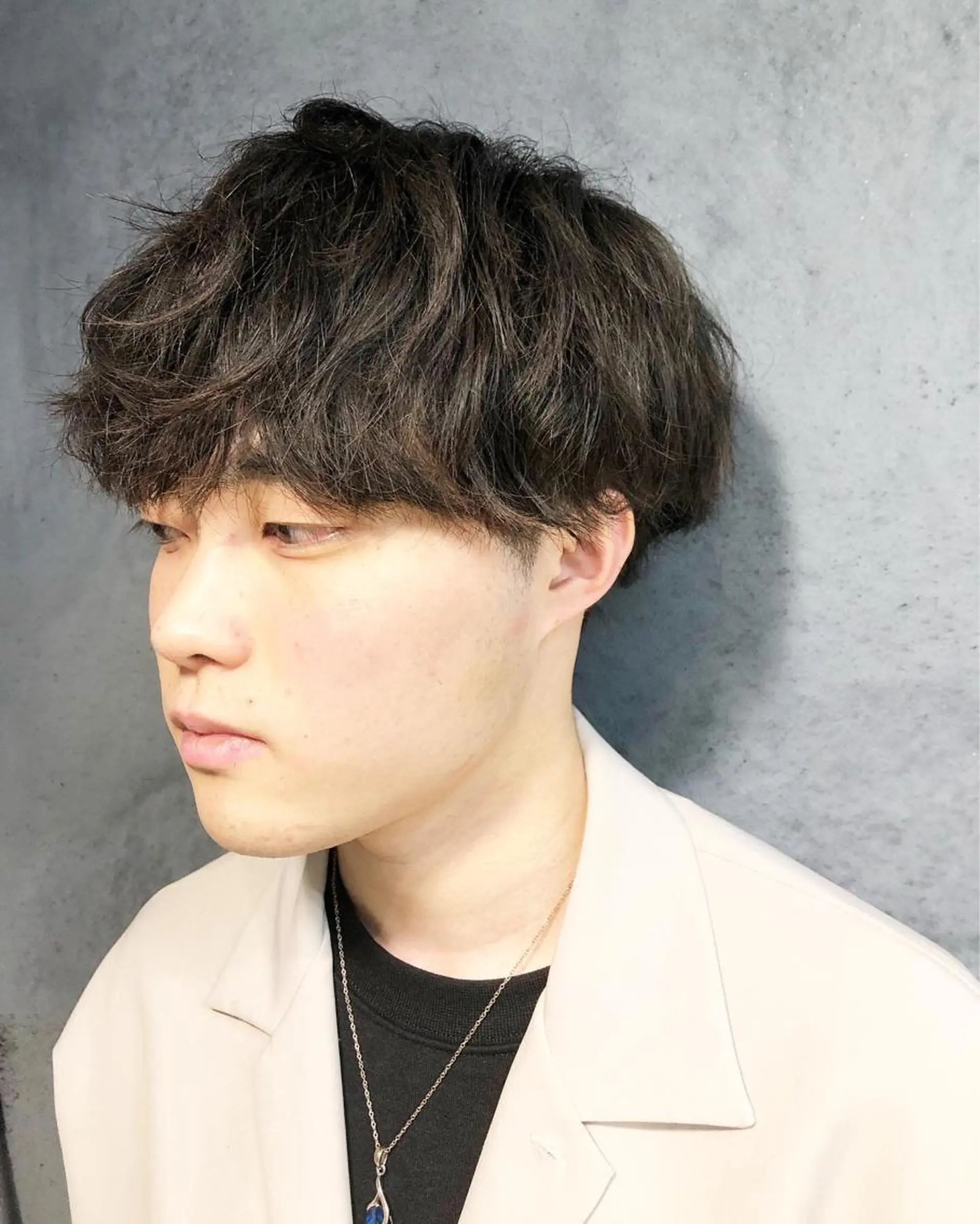 パーマ ヘアアレンジ メンズ カット パーマ トリートメント ヘアセット ainico+所属・メンズ特化✂️栗原 侑也のヘアスタイル
