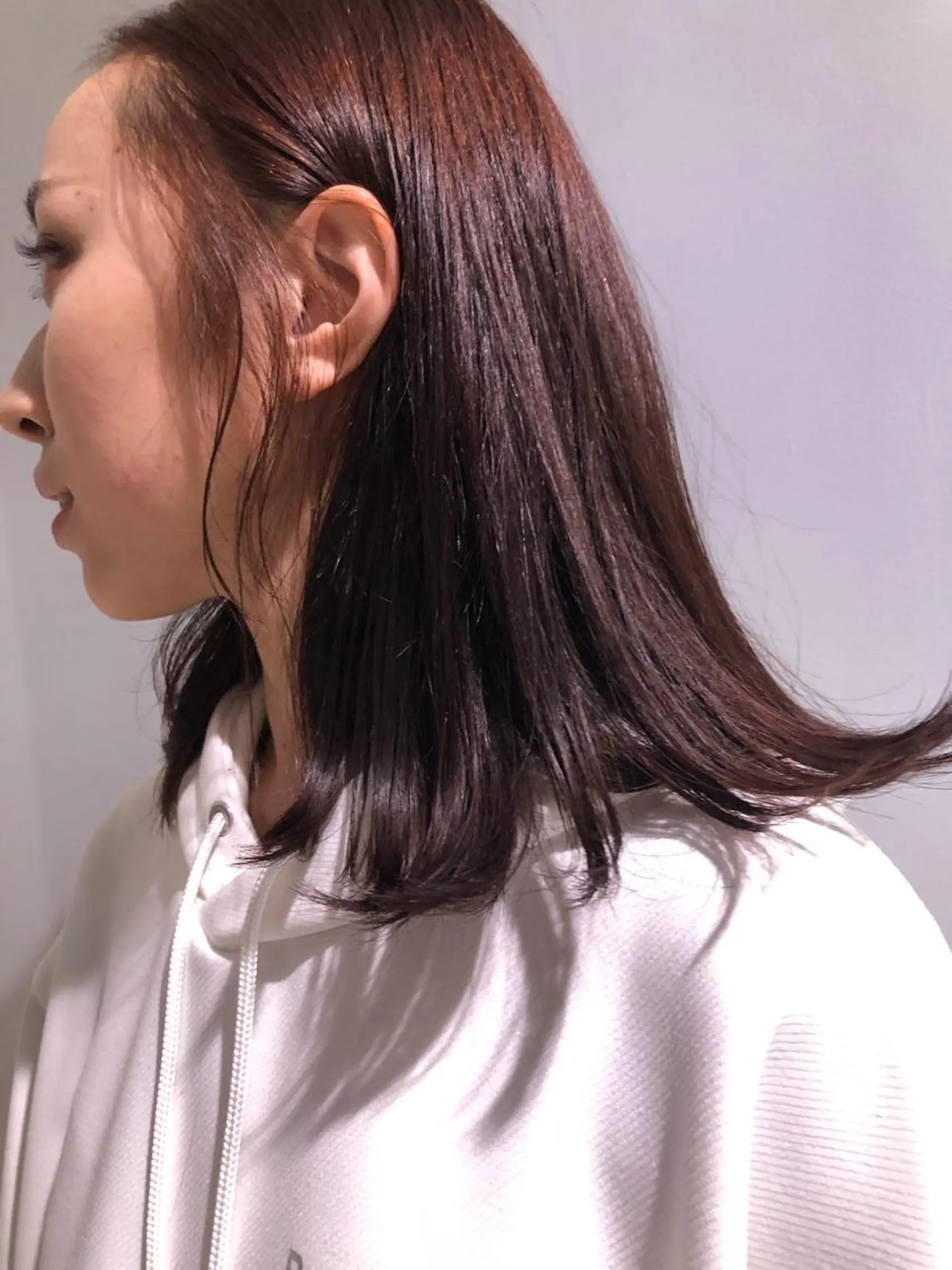 ミディアム カラー 斉藤 瑞恵のヘアスタイル