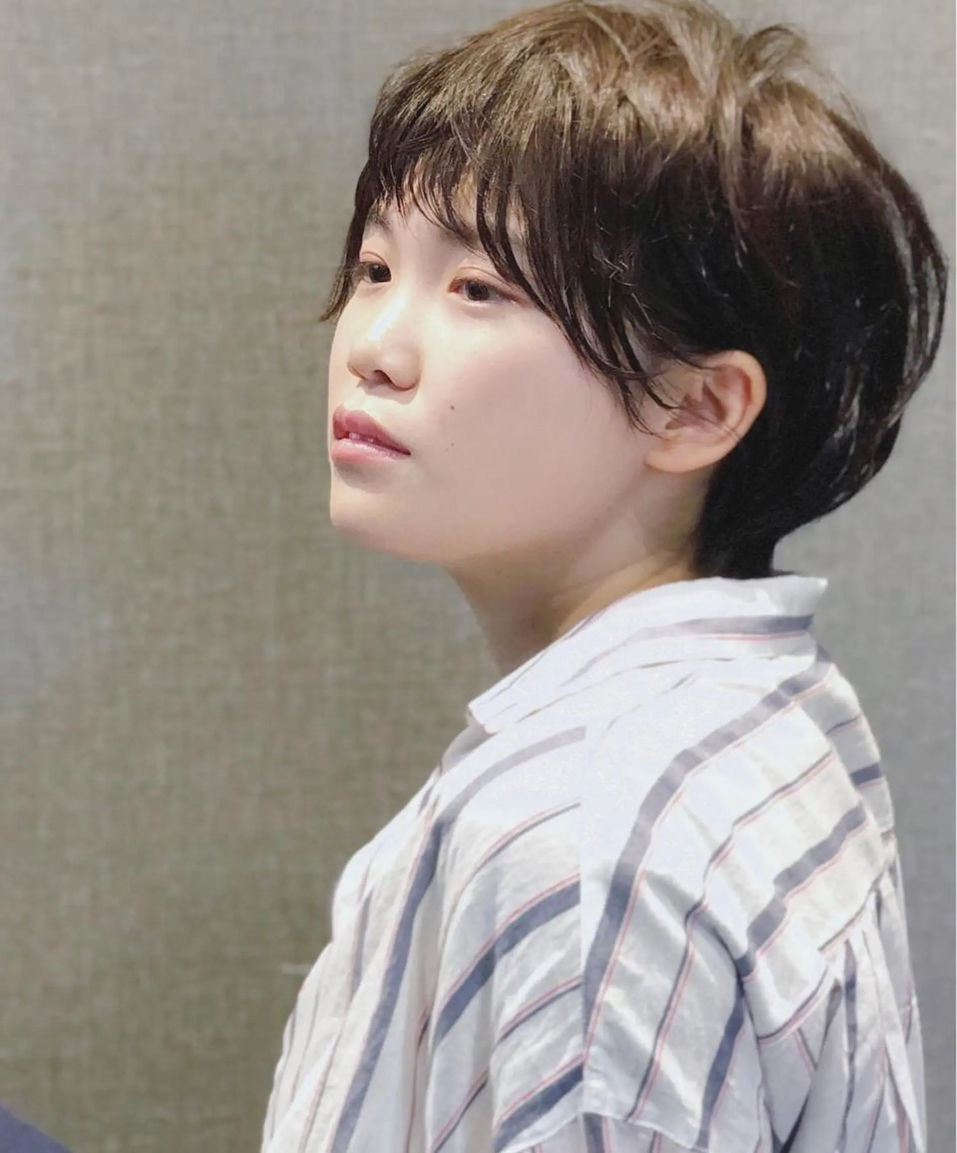 ショート ボブ シースルーバング 柿本拓【全席完全個室 ログネオン】のヘアスタイル