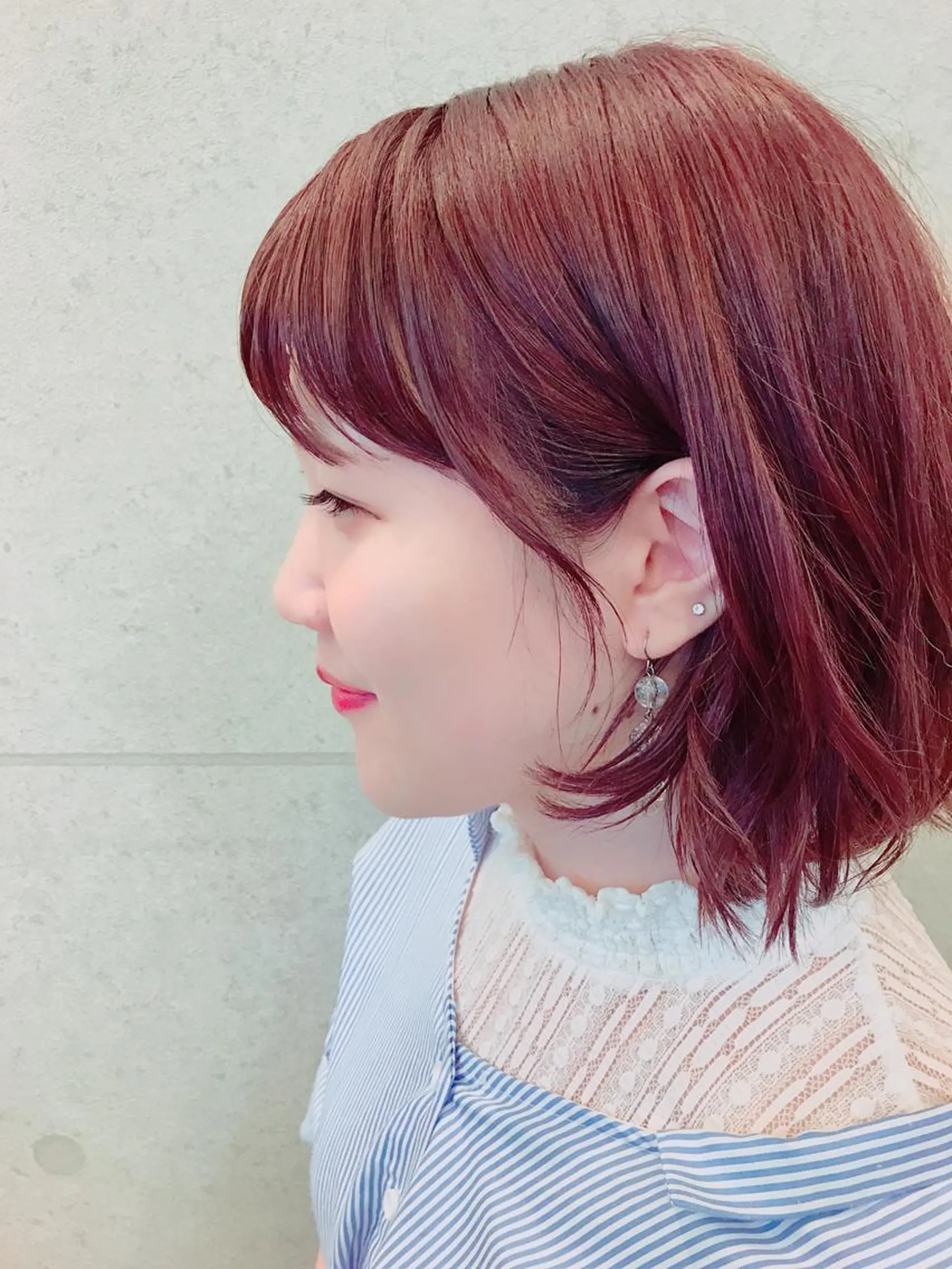 ミディアム カラー 石橋遼統 /ショートボブのヘアスタイル