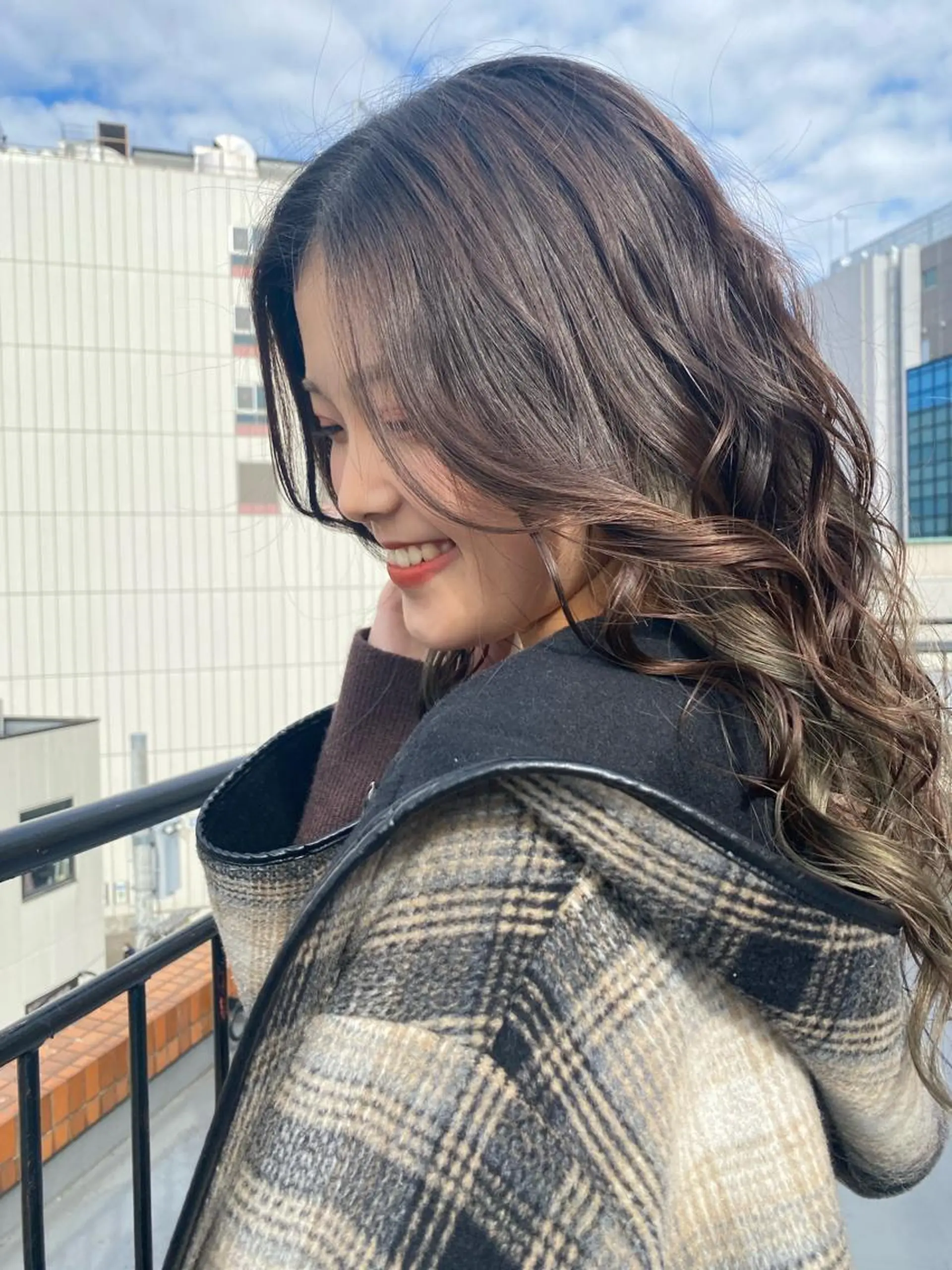 ロング カラー ヘアアレンジ 🪽髪質改善ストレー ト🤍美羽🤍のヘアスタイル