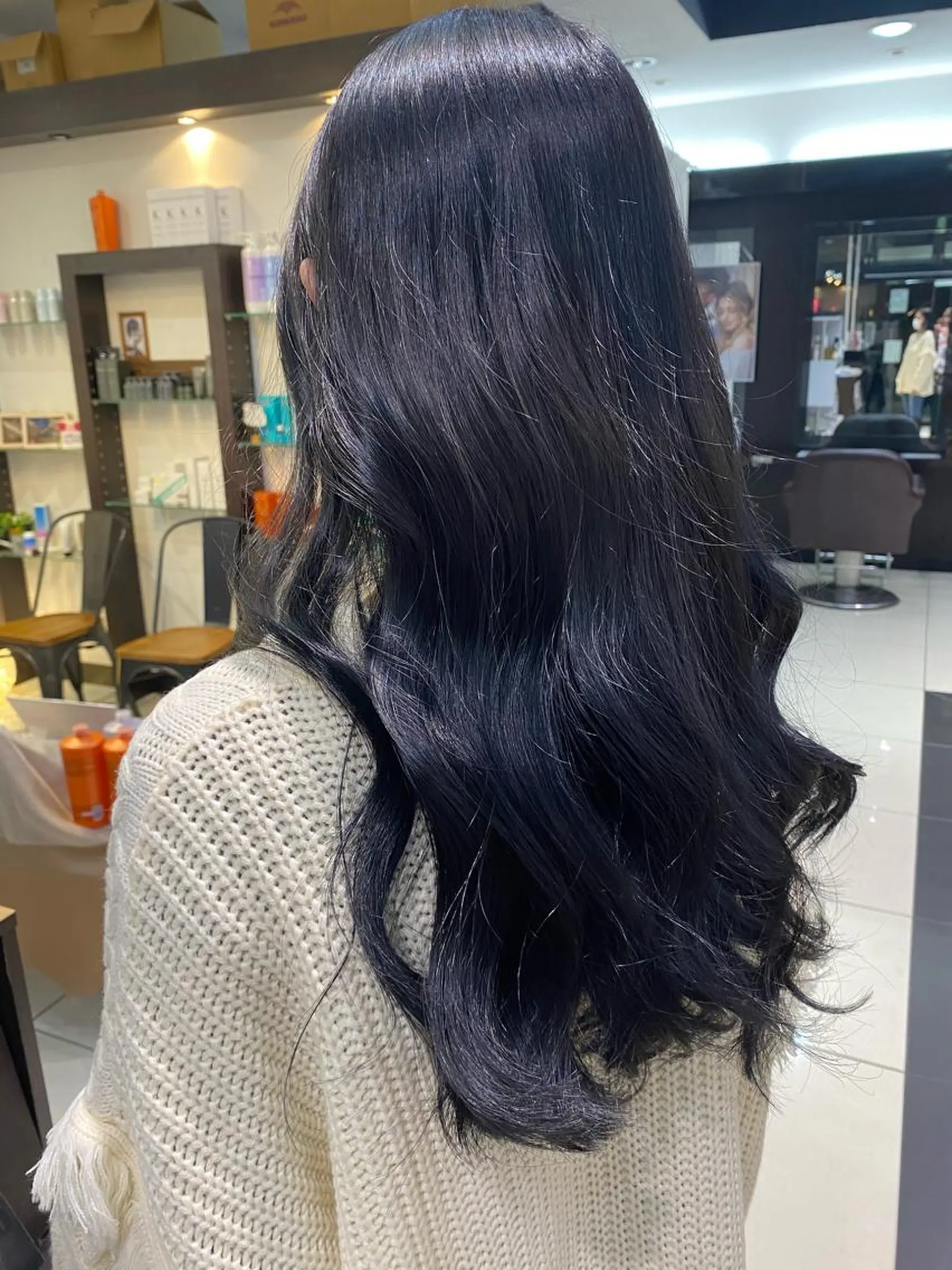 ロング カラー 酸スト/フェザー パーマ/三谷海斗のヘアスタイル