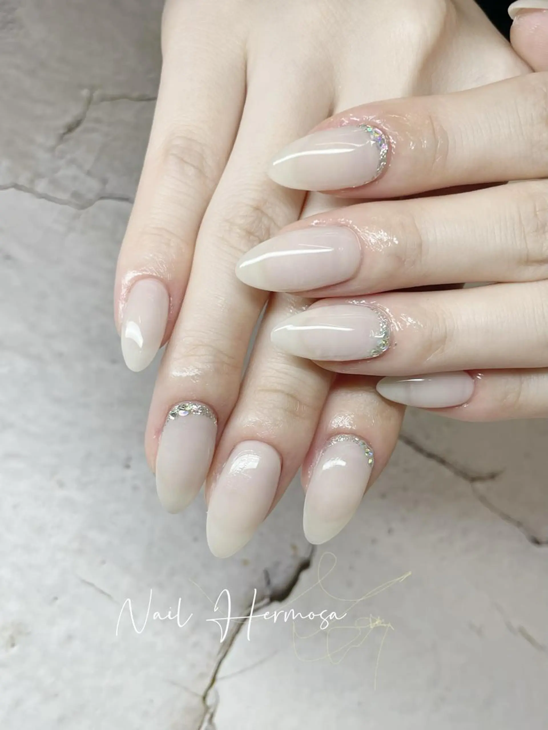 ネイル 桜ネイル 長さ出し フラッシュネイル フラワーネイル フットネイル ハンドネイル ネイル エルモサのネイルデザイン