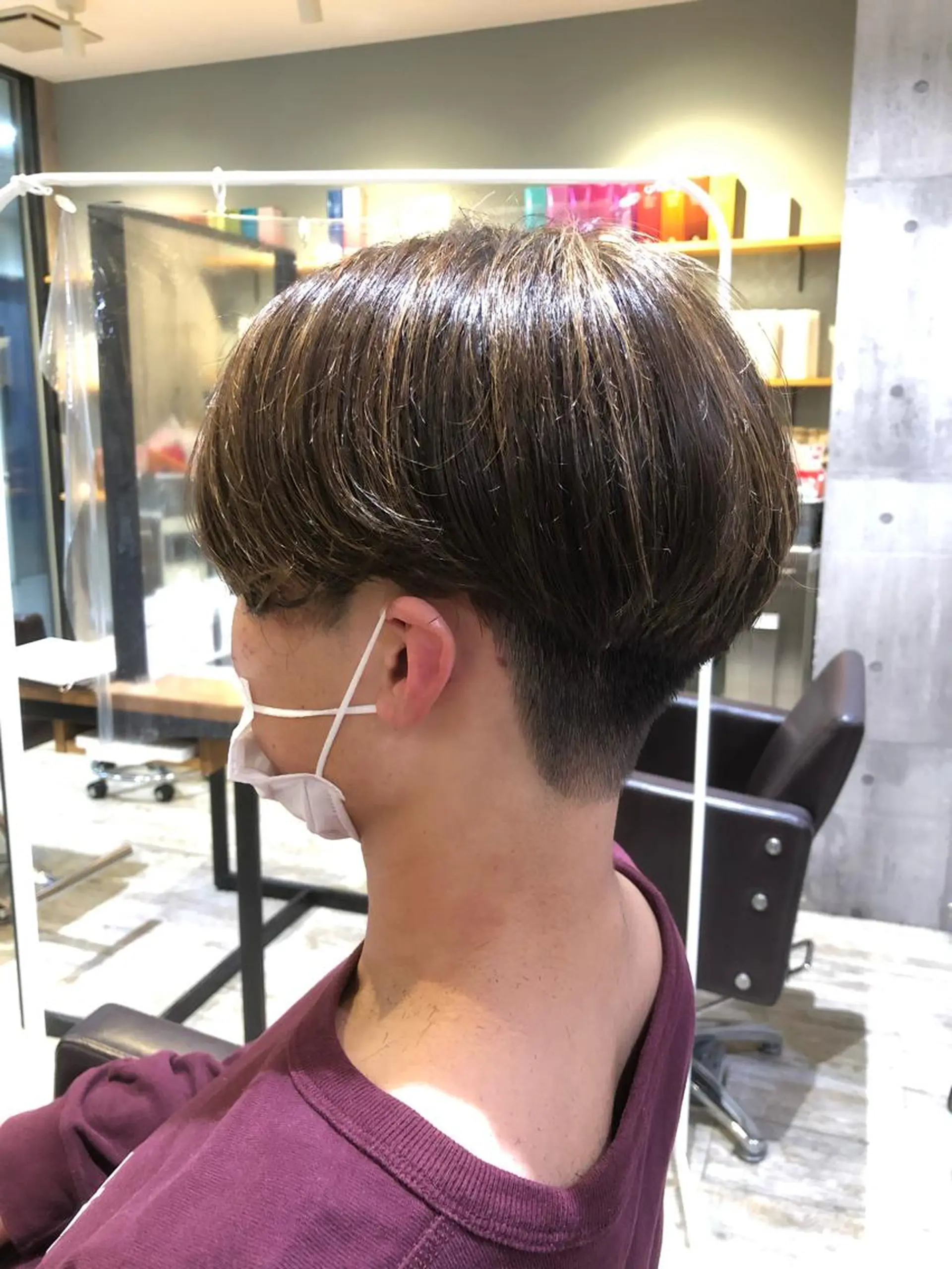 ショート カラー パーマ ヘアアレンジ メンズ キッズ ネイル マツエク・マツパ アイブロウ カット MODEK's西宮店 マネージャー神道有基のヘアスタイル
