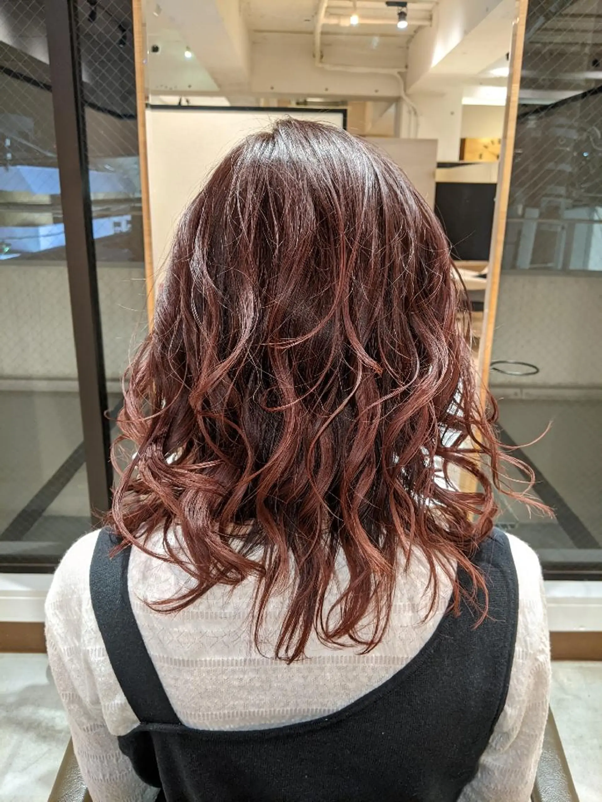 セミロング カラー ピンクカラー バイオレットカラー バイオレットピンク カット ヘアカラー トリートメント 【大人艶カラー🌿】 中畑リョウのヘアスタイル