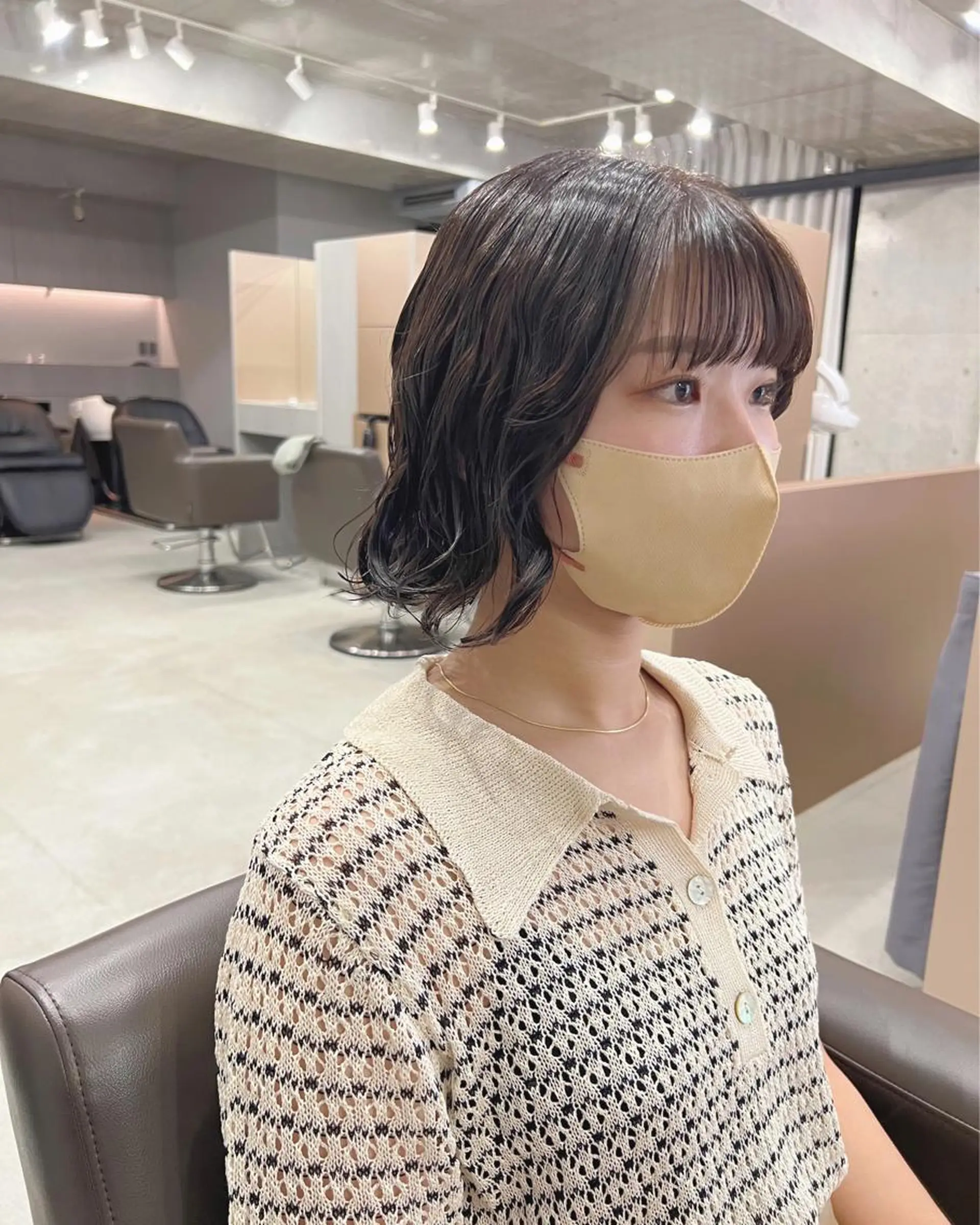 パーマ ボブパーマコテ巻き風 パーマNo1深江秀平のヘアスタイル