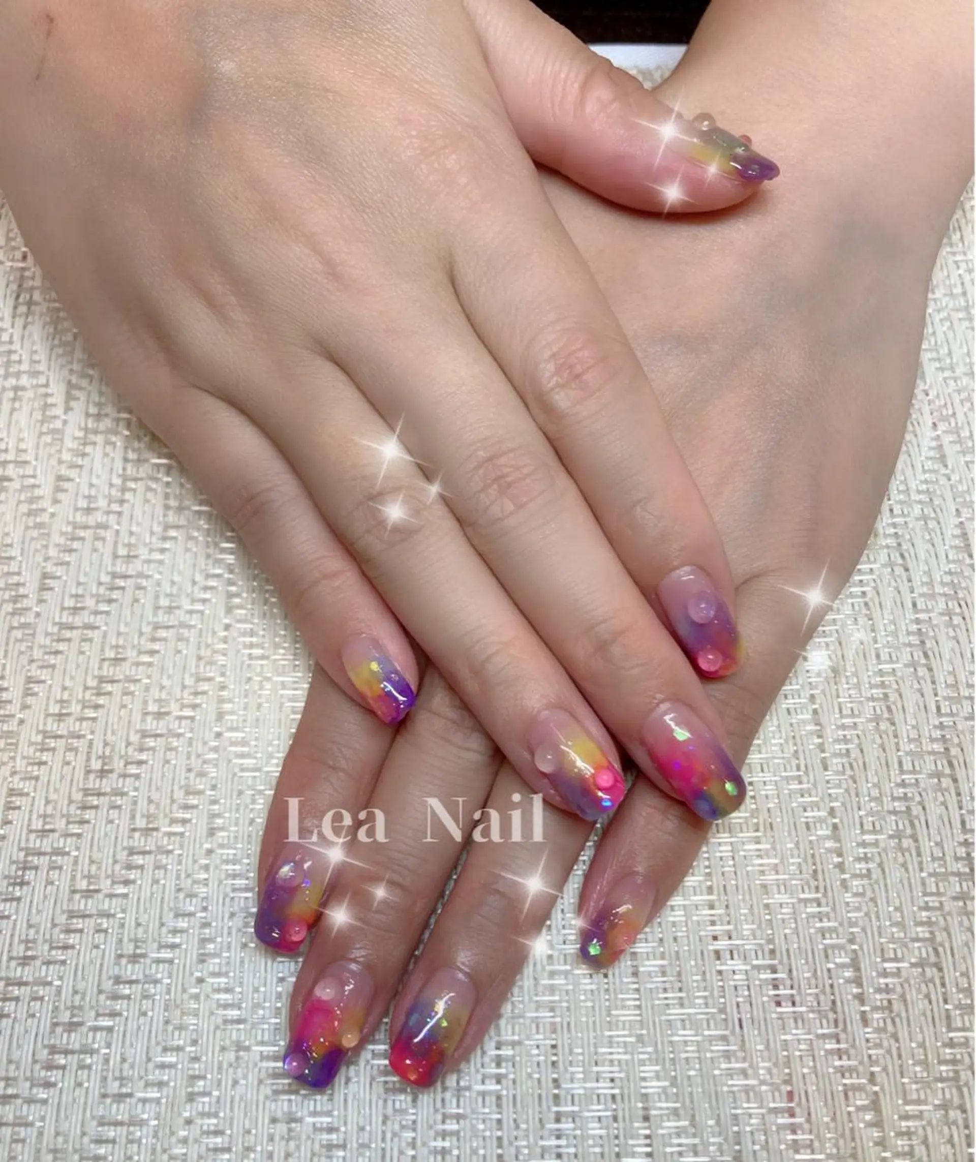ネイル ぷっくりネイル Lea Nailのネイルデザイン