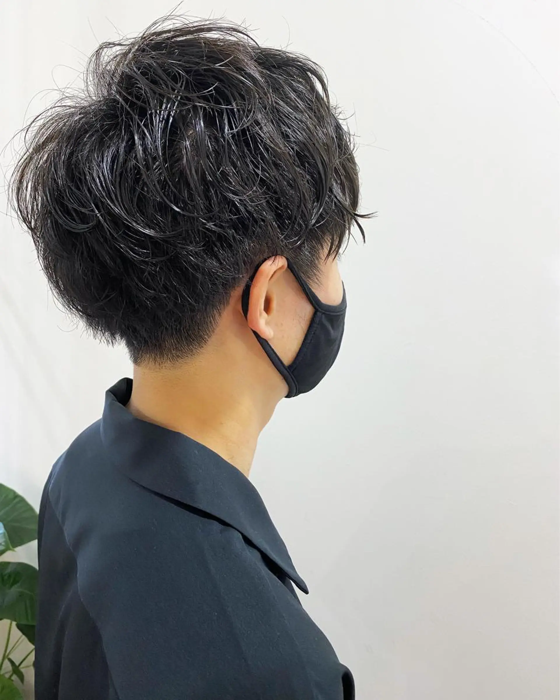 ショート メンズ メンズパーマ カット パーマ フラム所属・WATANABE MISAKIのヘアスタイル