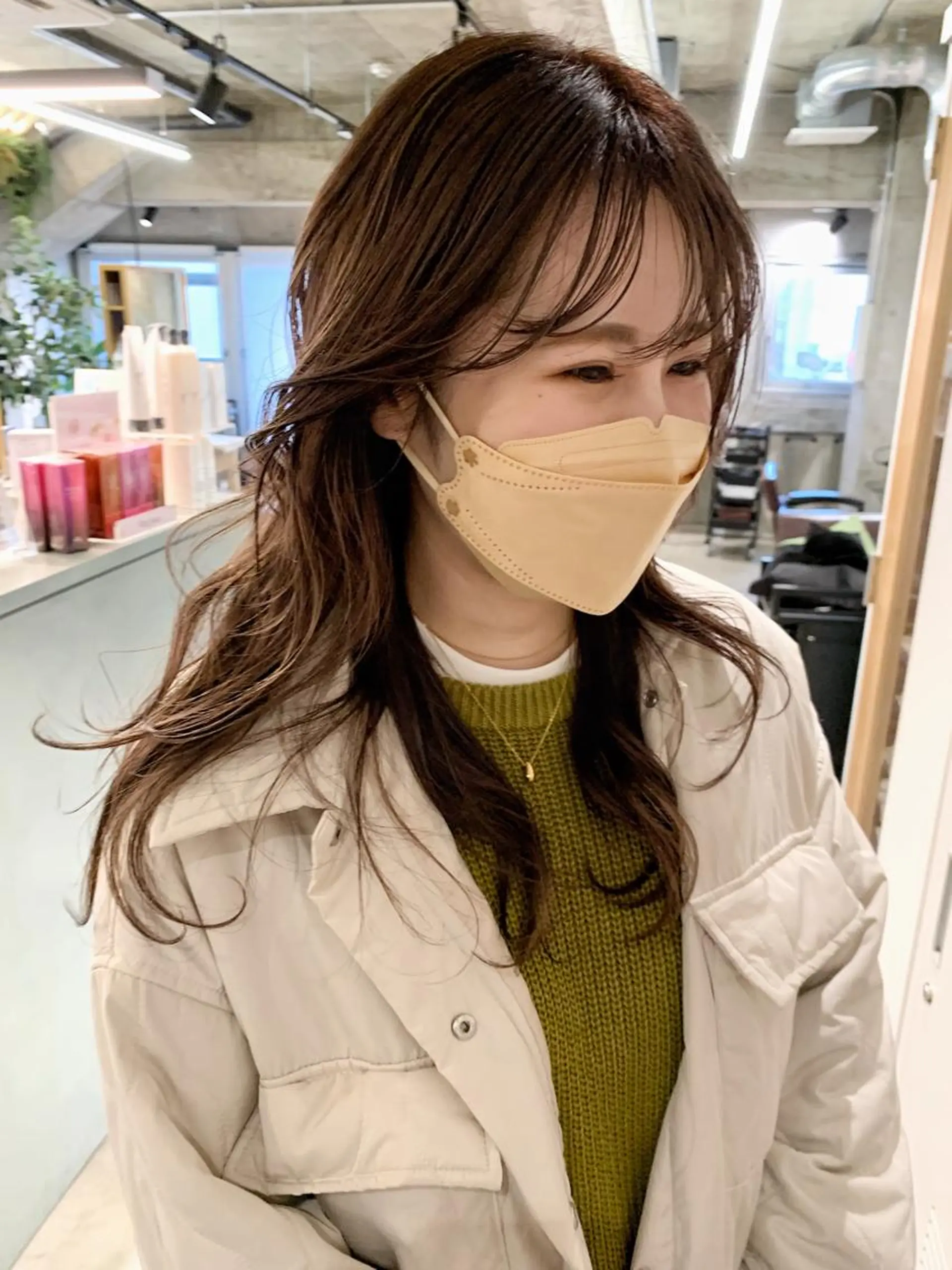 ロング カラー ブリーチ ヘアカラー TONUKOA RUA下北沢店【トヌコア ルア】所属・丸山璃子 /パーマ/レイヤーのヘアスタイル