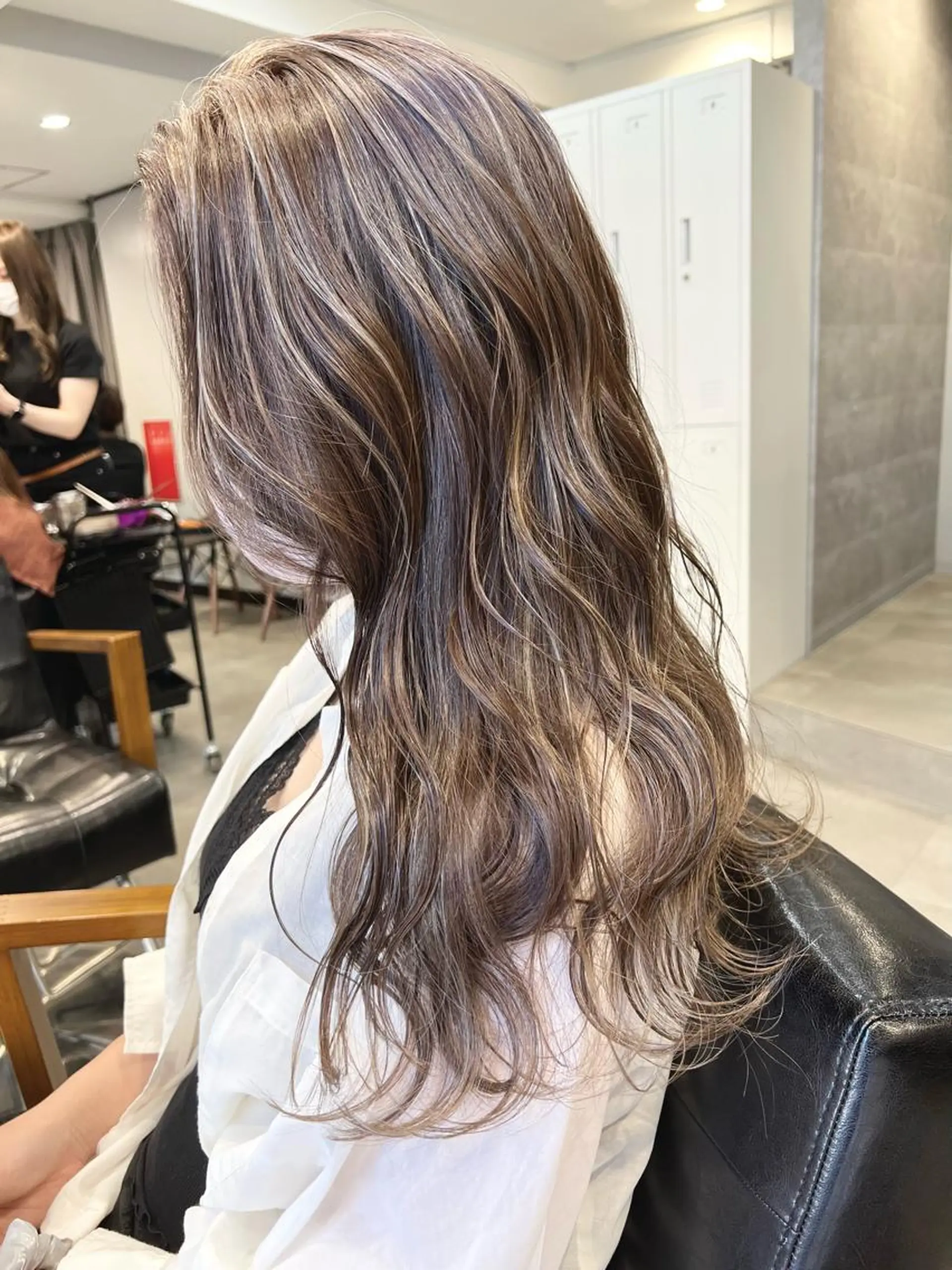 ロング カラー M IIのヘアスタイル