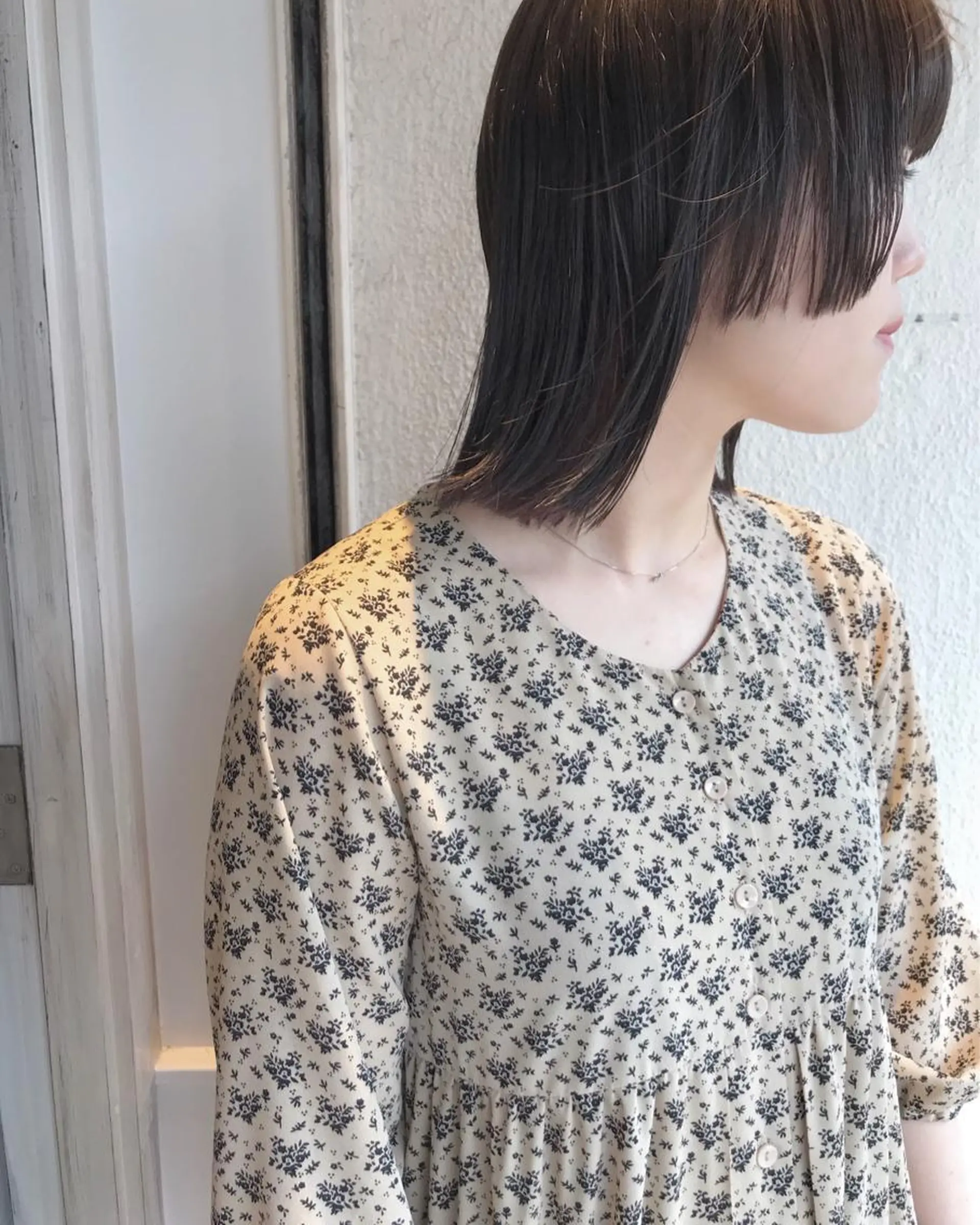 ミディアム サイドバング カット Musiiik hairのヘアスタイル