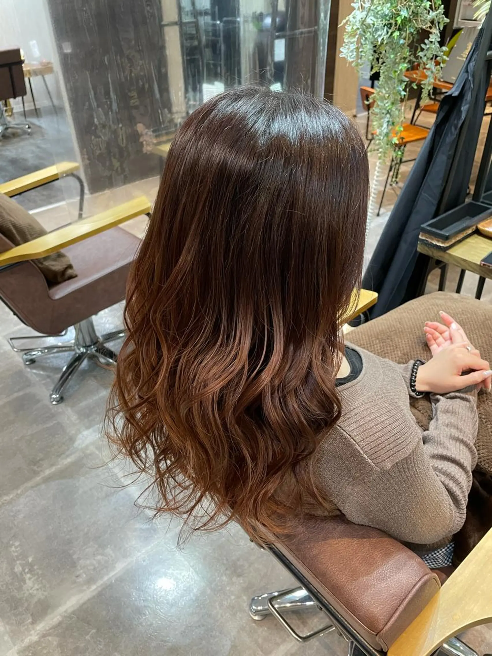 ロング カラー トリートメント newiGRANDE 🌈萩原聖也のヘアスタイル