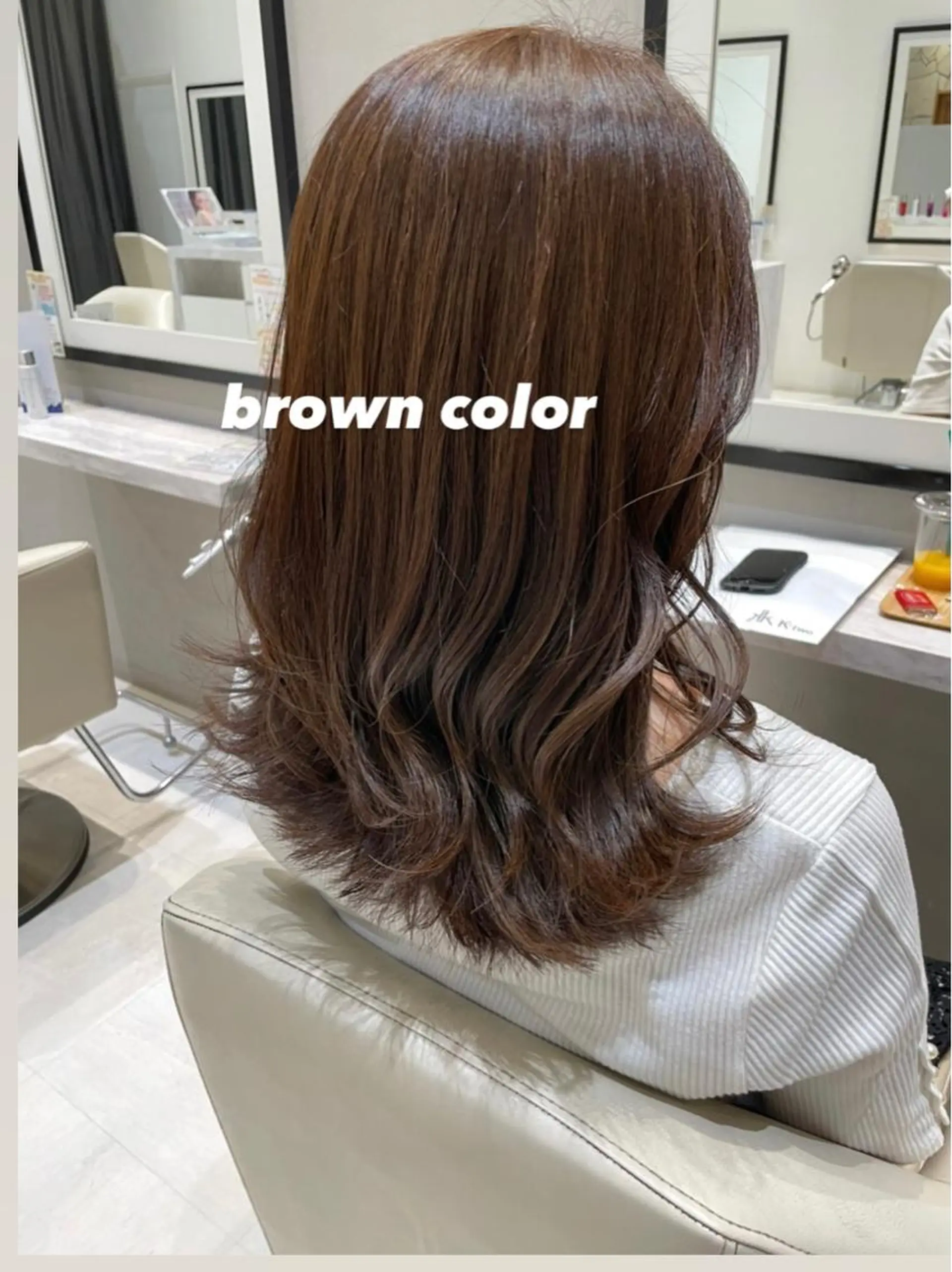 ロング アッシュ k-twoたき✨艶感 カラー／美髪矯正のヘアスタイル