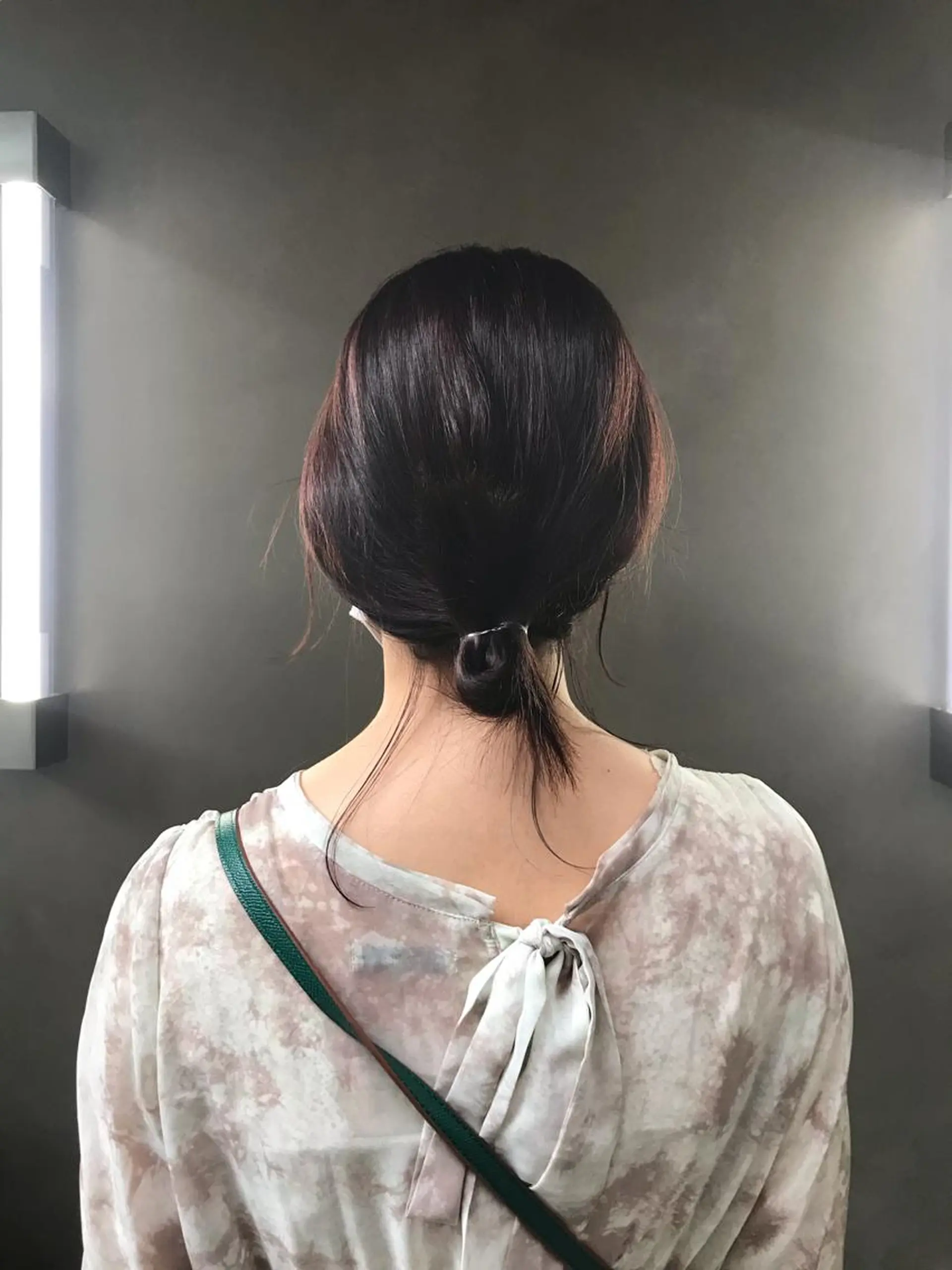 ミディアム カラー ヘアアレンジ ラベンダーカラー moi-meme.soe所属・タナカ リナのヘアスタイル