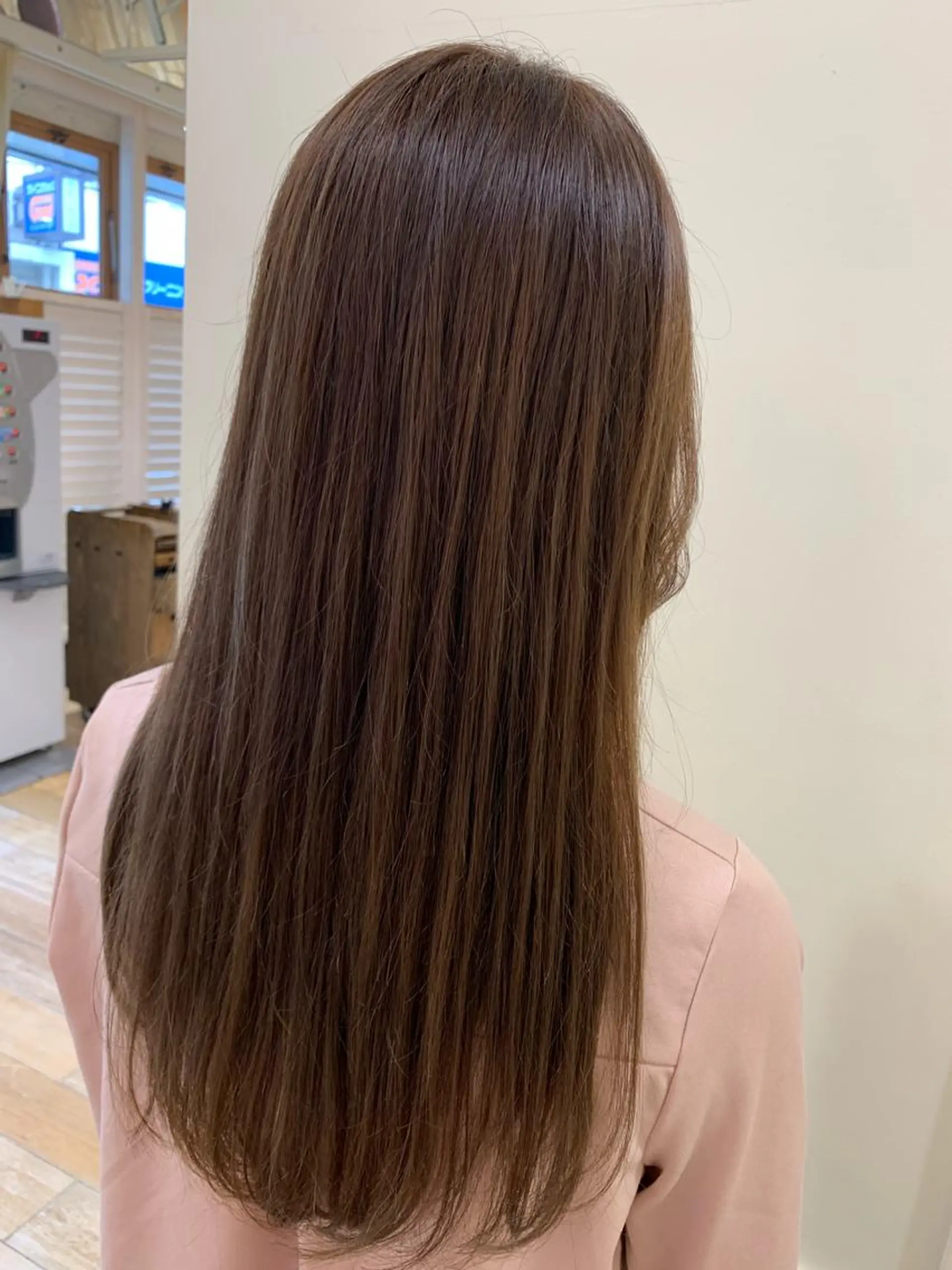ロング カラー ボブ/美髪矯正 /佐藤　奈巳のヘアスタイル