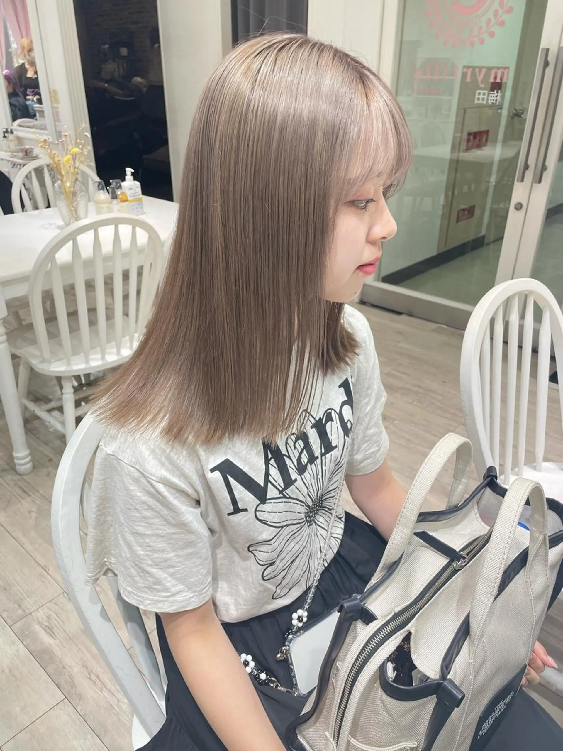 ミディアム カラー miyu /大阪美容室のヘアスタイル