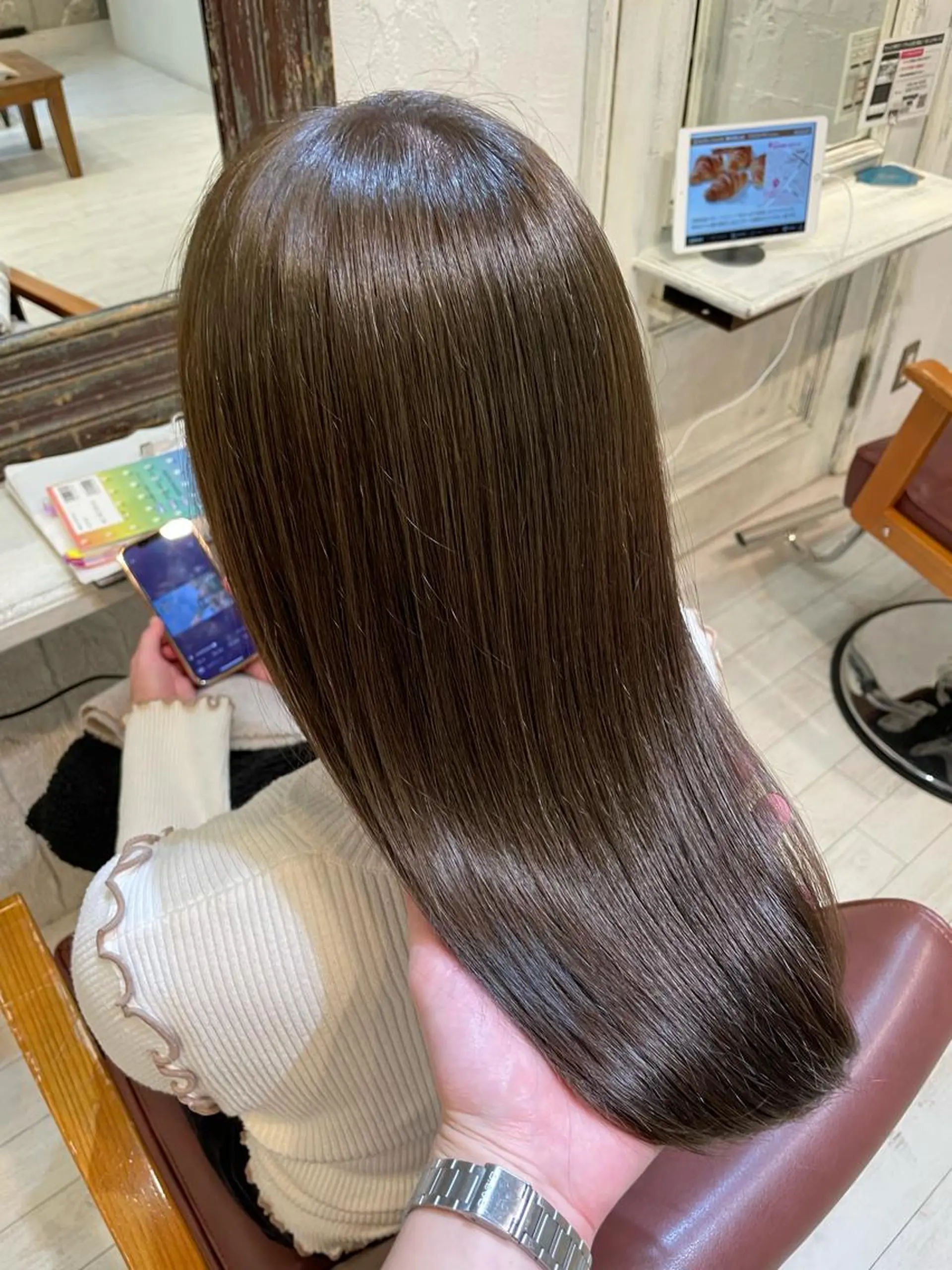 カラー ヘアカラー トリートメント F Beauty表参道所属・髪質改善/縮毛矯正/ 酸性ストレート/ガブのヘアスタイル