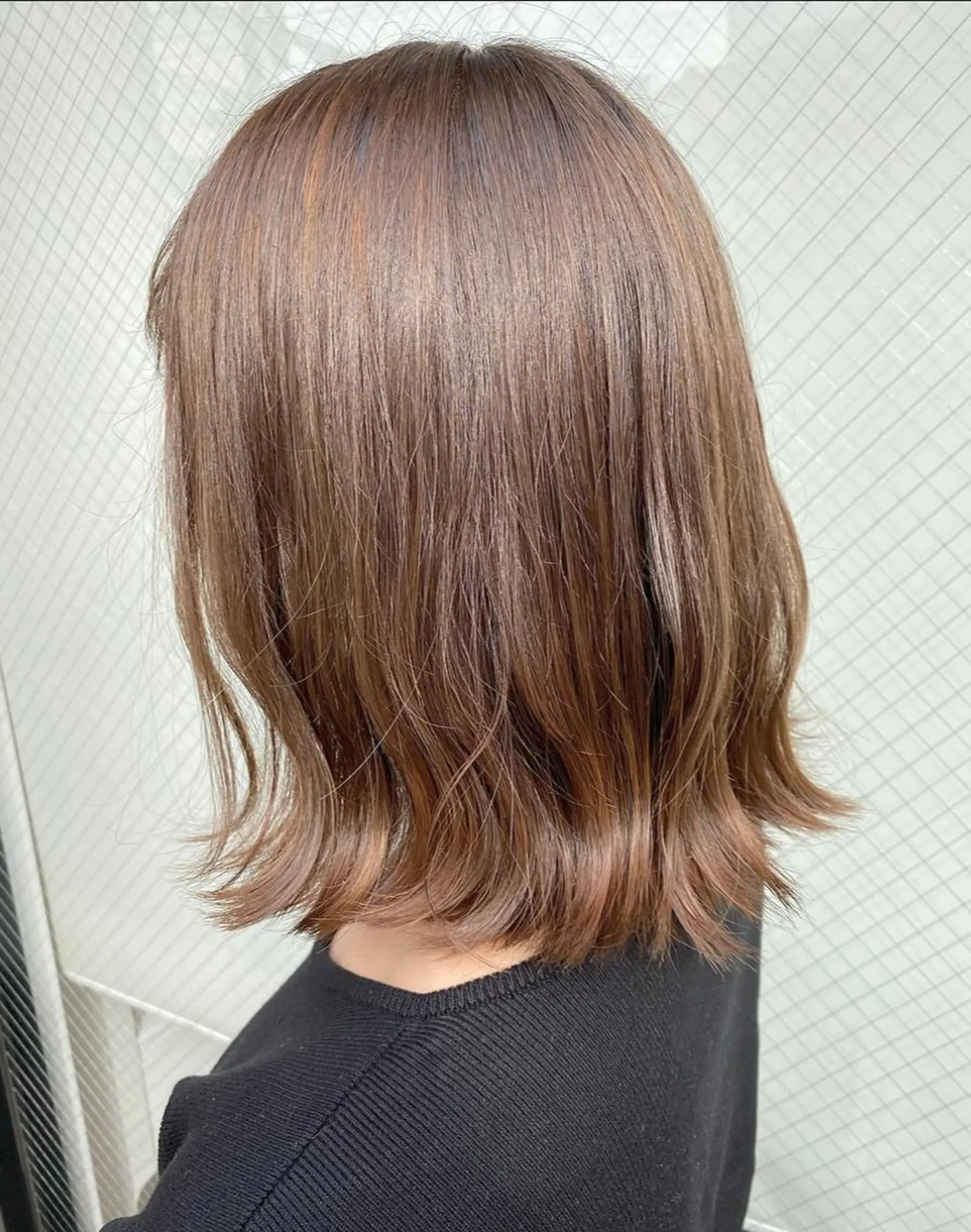 ミディアム 🫧顔周りカット 🫧樫村優香のヘアスタイル