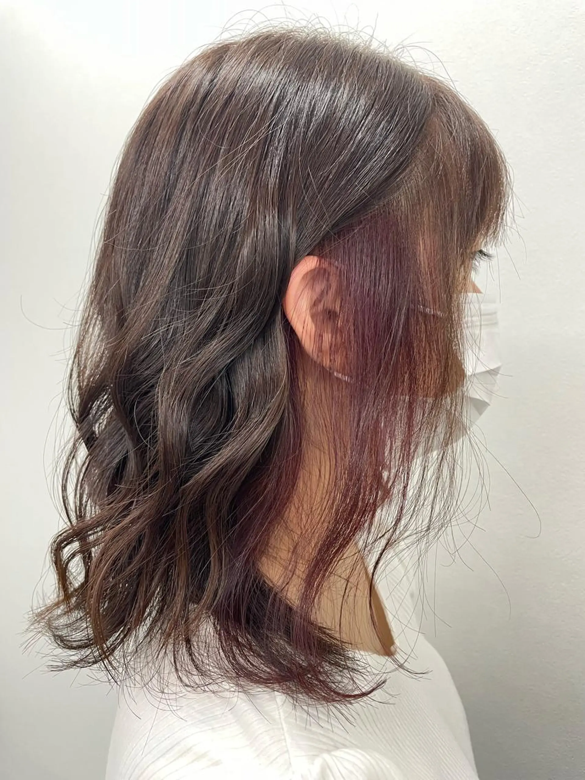 カラー 透明感♡くすみカラー shiori/小岩のヘアスタイル