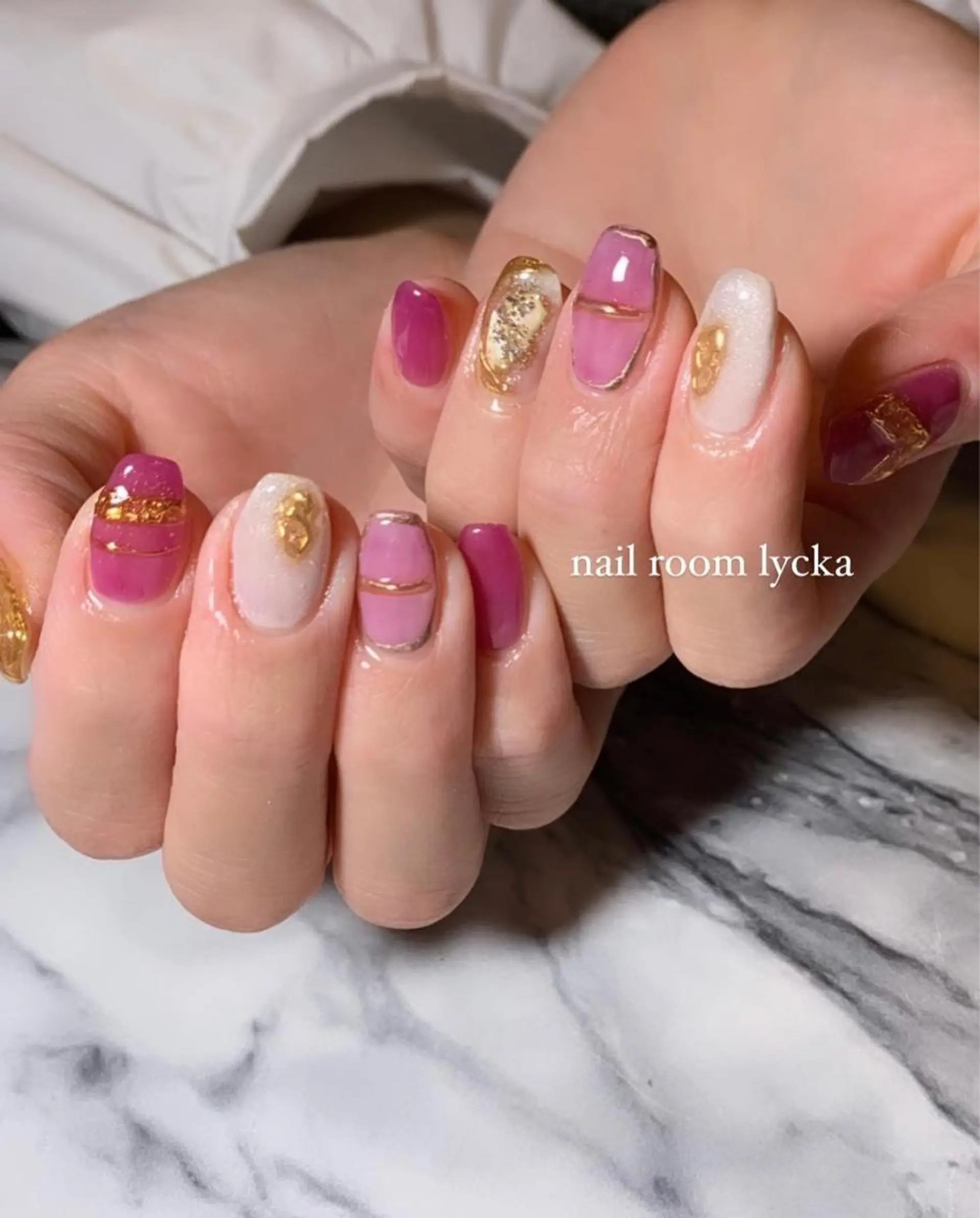 ネイル ﾈｲﾙﾙｰﾑﾘｯｶ 𝐦𝐚𝐲𝐮のネイルデザイン