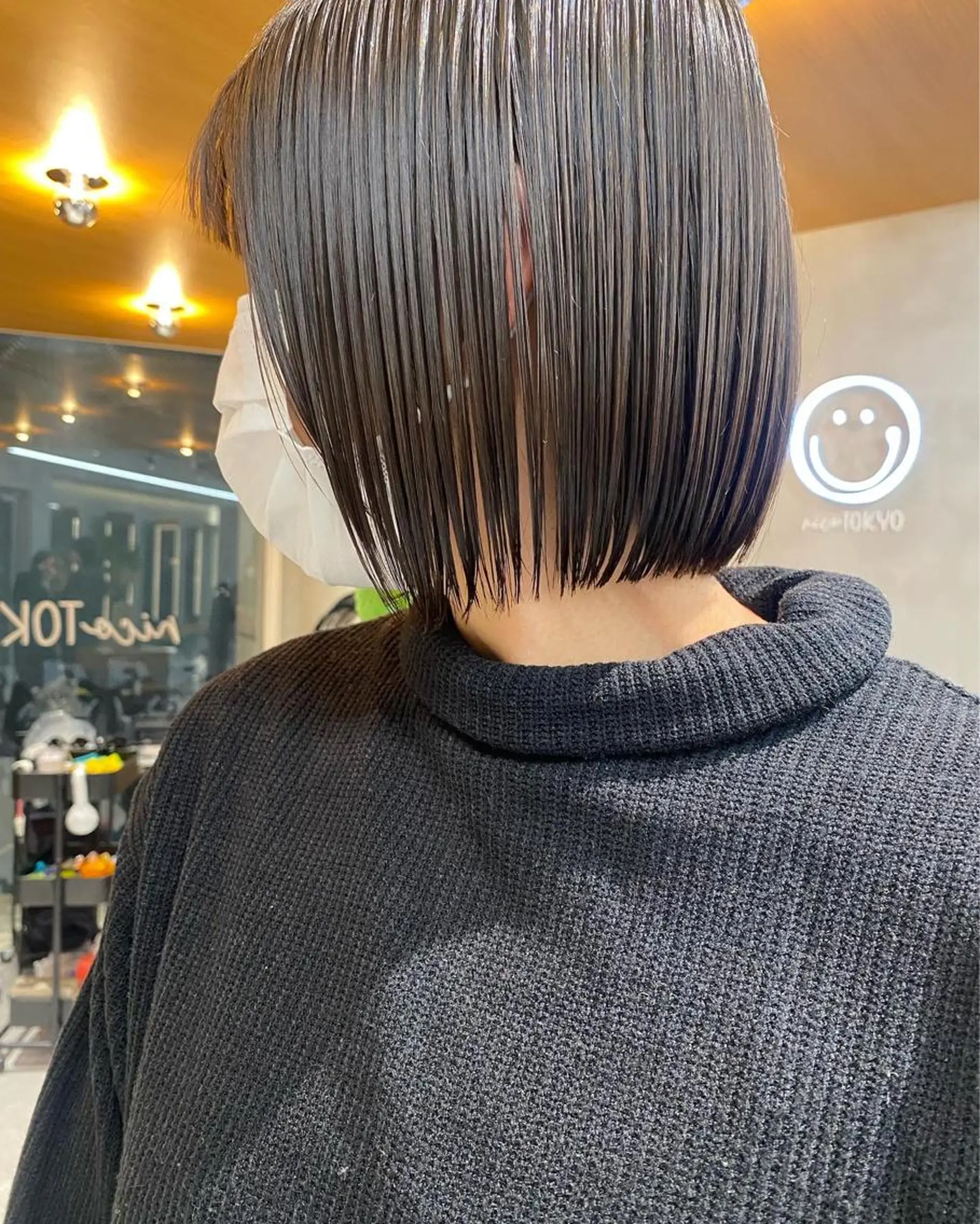 ショート カラー カット ヘアカラー トリートメント センターパート/ 暖色カラーayuのヘアスタイル