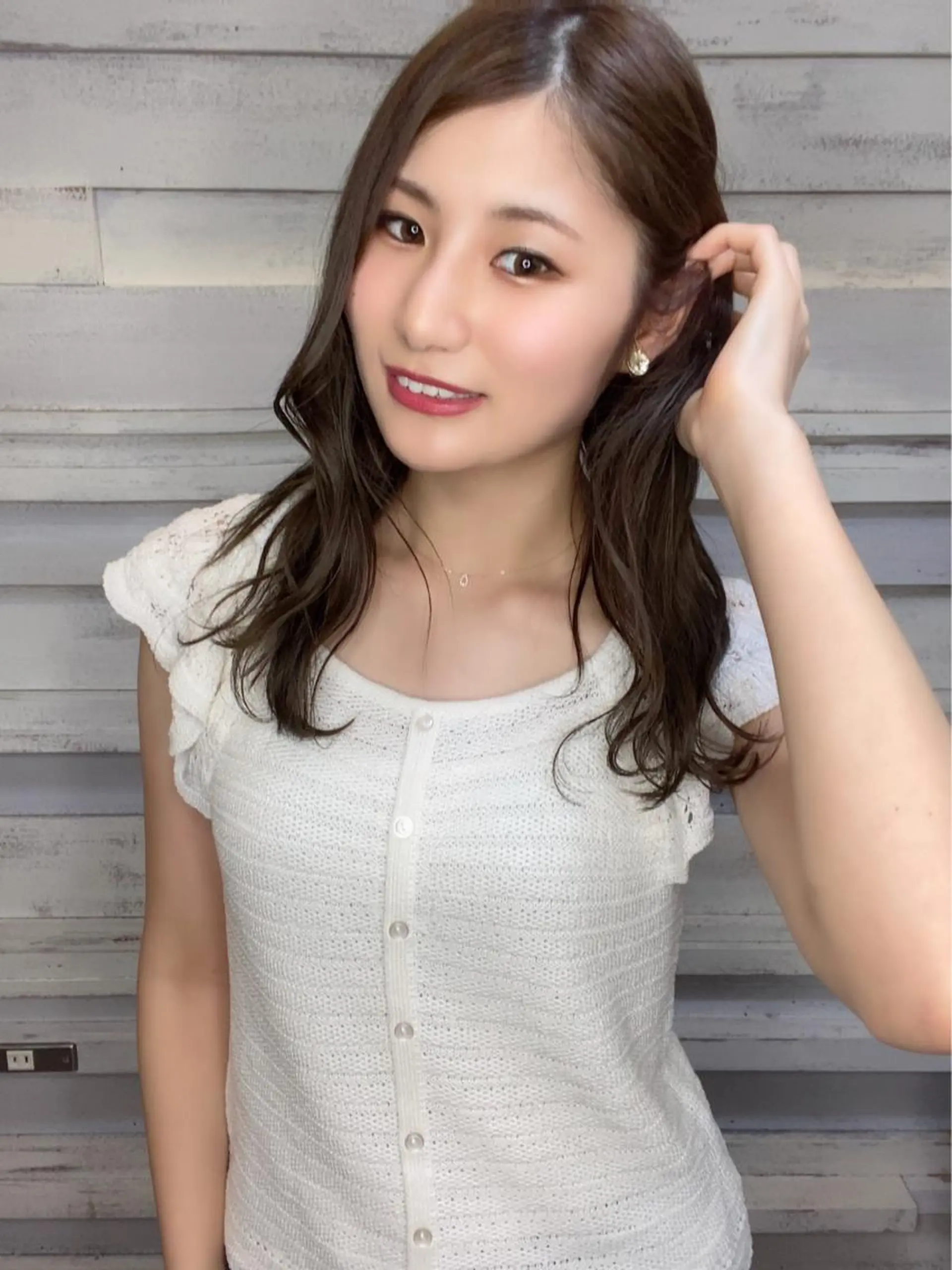 ロング メンズバレイヤージュ 斉藤春のヘアスタイル