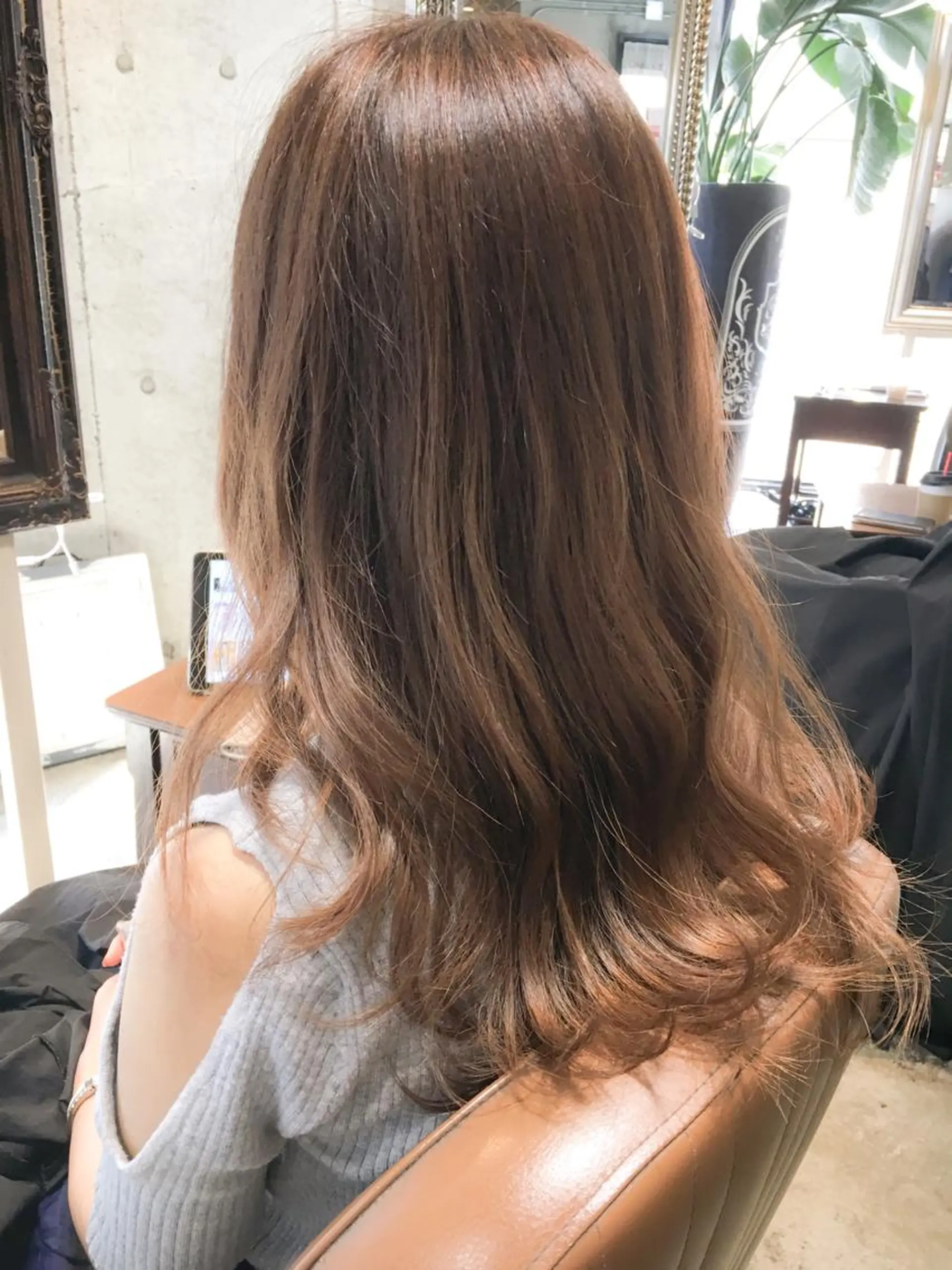 ロング カラー ベージュカラー ダブルカラー 北條 優輝のヘアスタイル