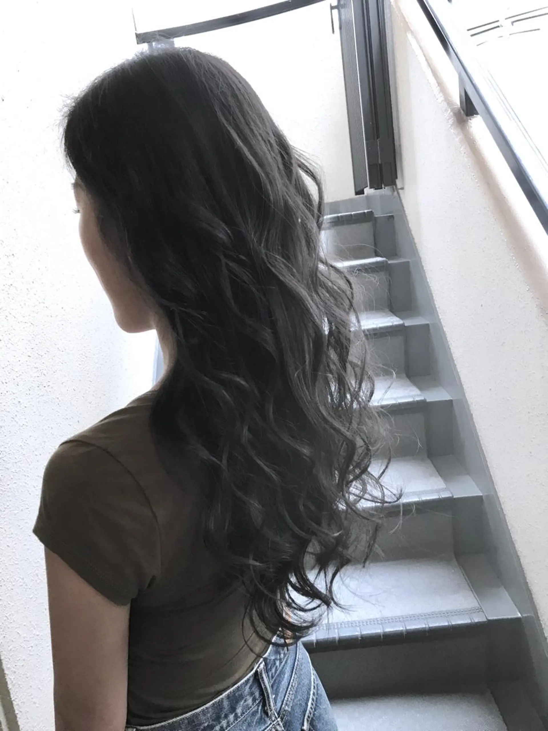 セミロング カラー グレージュ ハイライトカラー ハイライト カット ヘアカラー トリートメント 💎髪質改善💎 デザイナーshinのヘアスタイル
