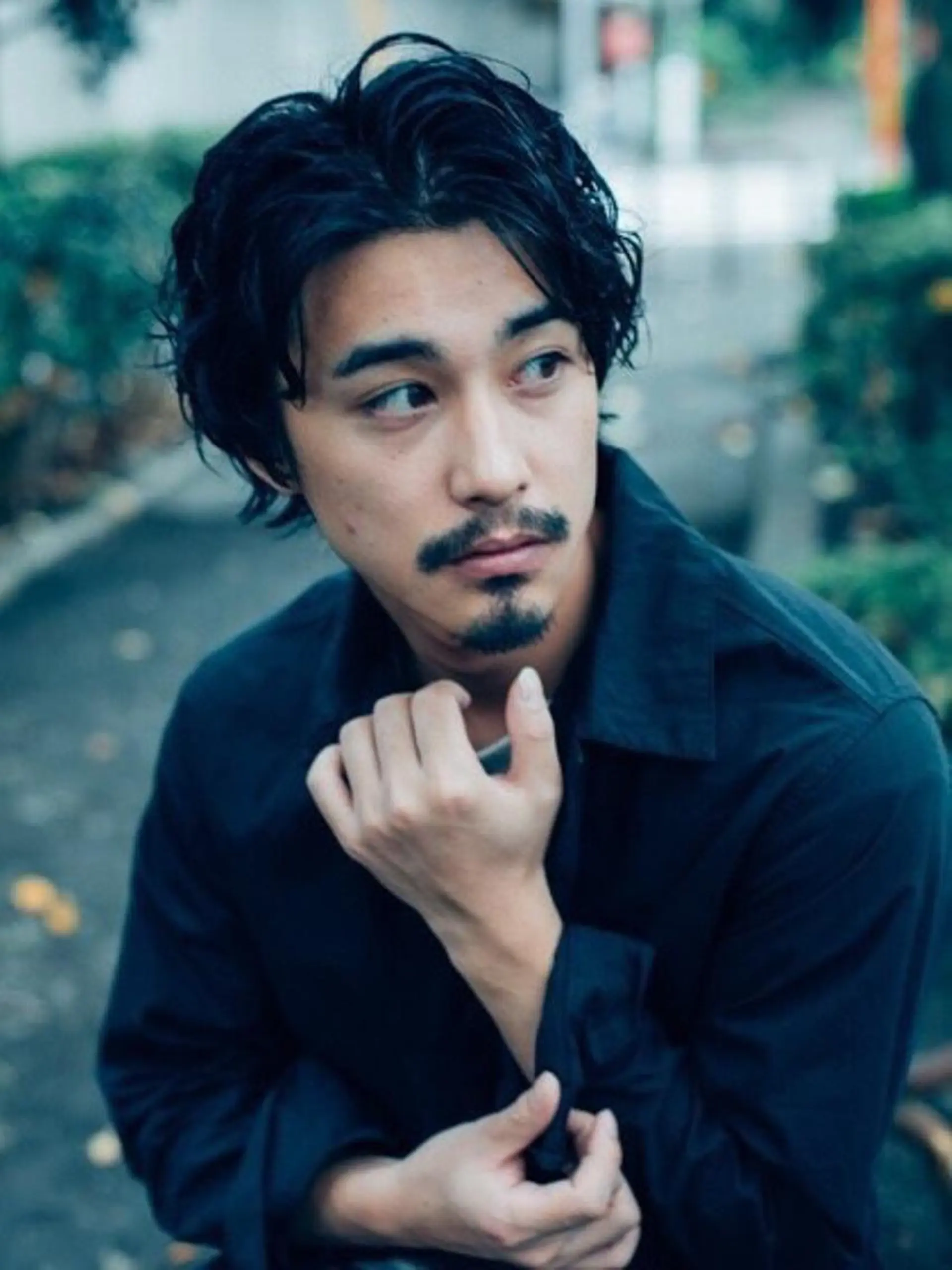 メンズ ハイライト&曲がる 縮毛矯正特化 玉置のヘアスタイル