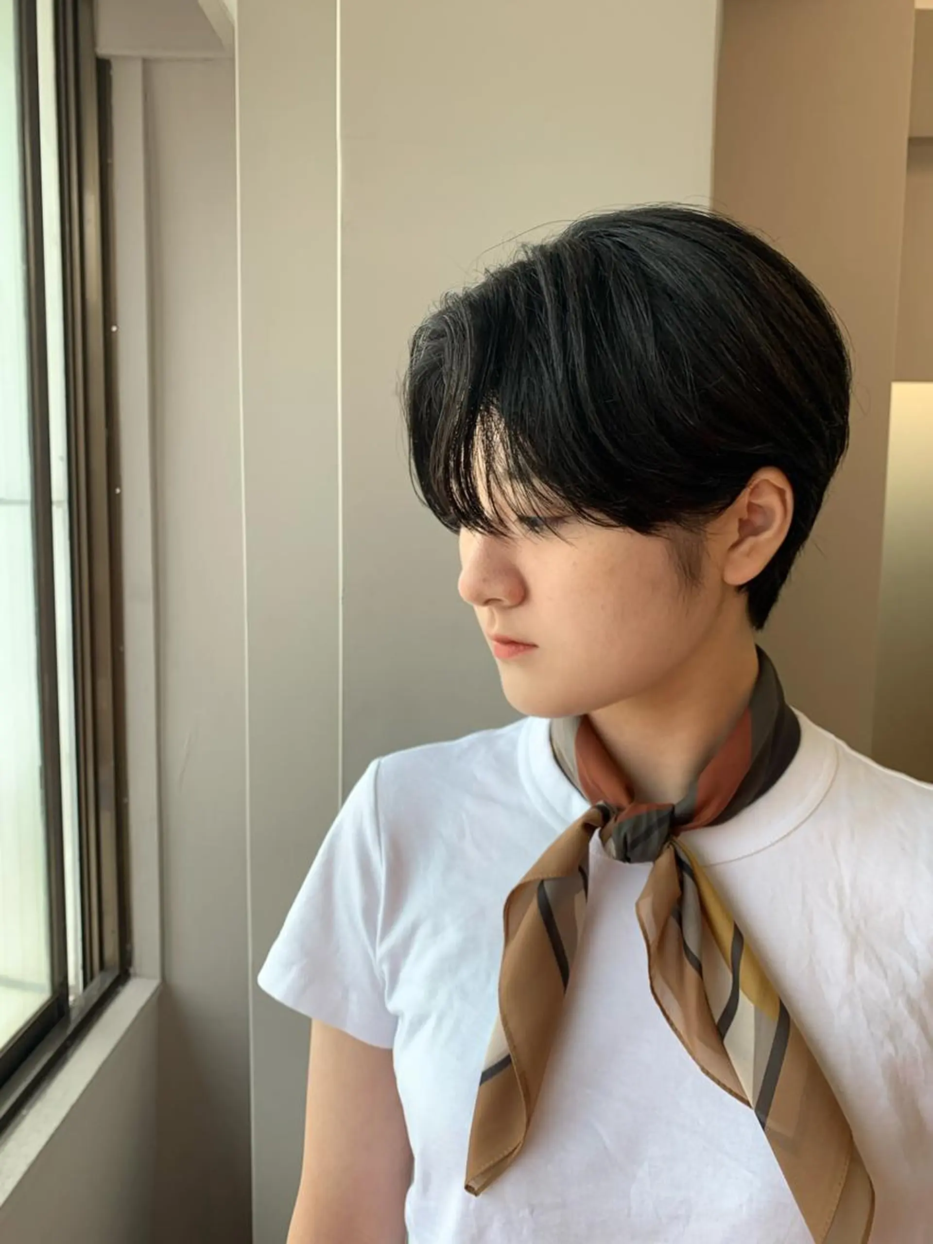 ショート カラー パーマ/ボブ/ 神戸/豊浦翔太のヘアスタイル