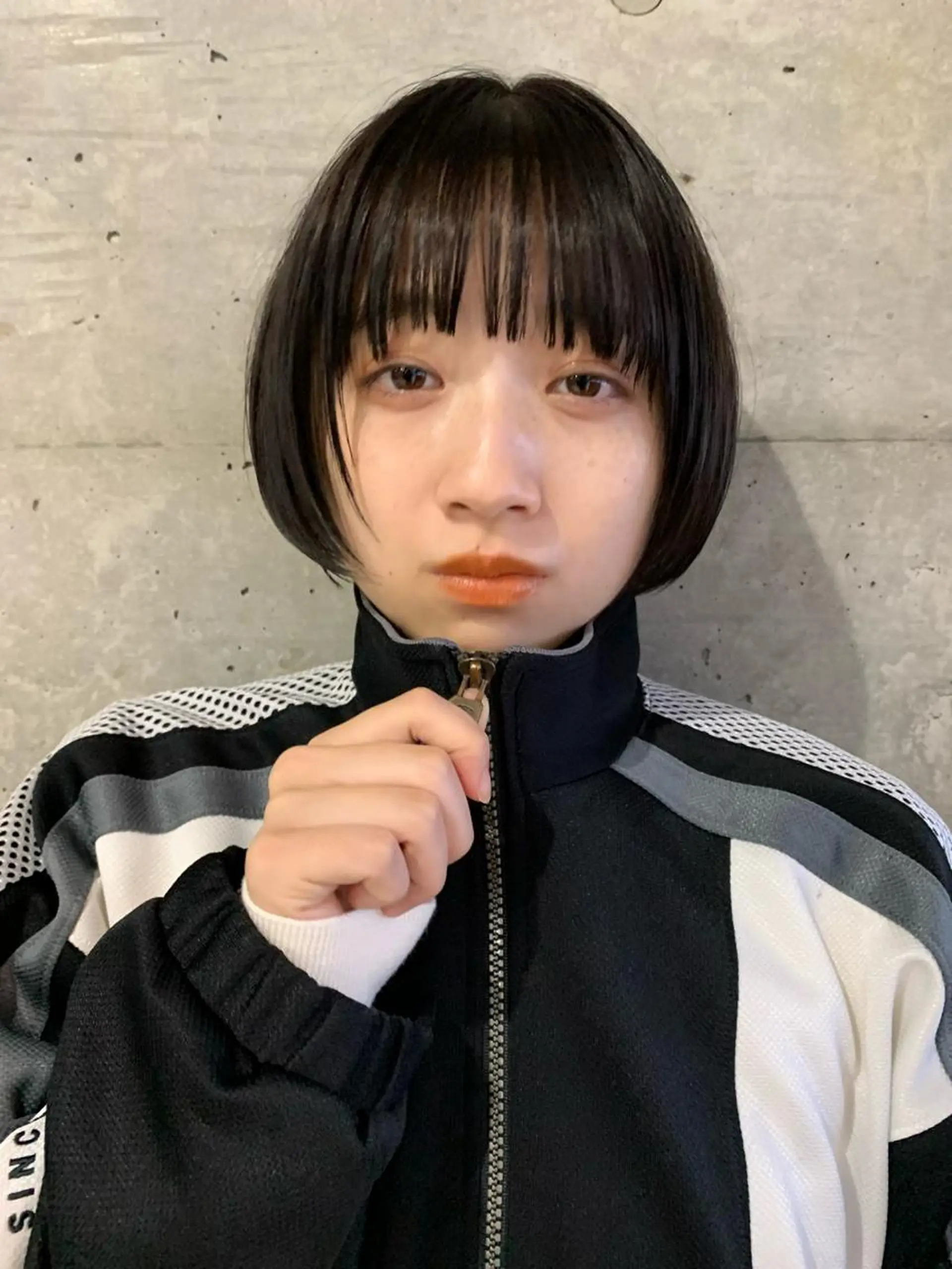 ショート カラー ボブパーマコテ巻き風 パーマNo1深江秀平のヘアスタイル