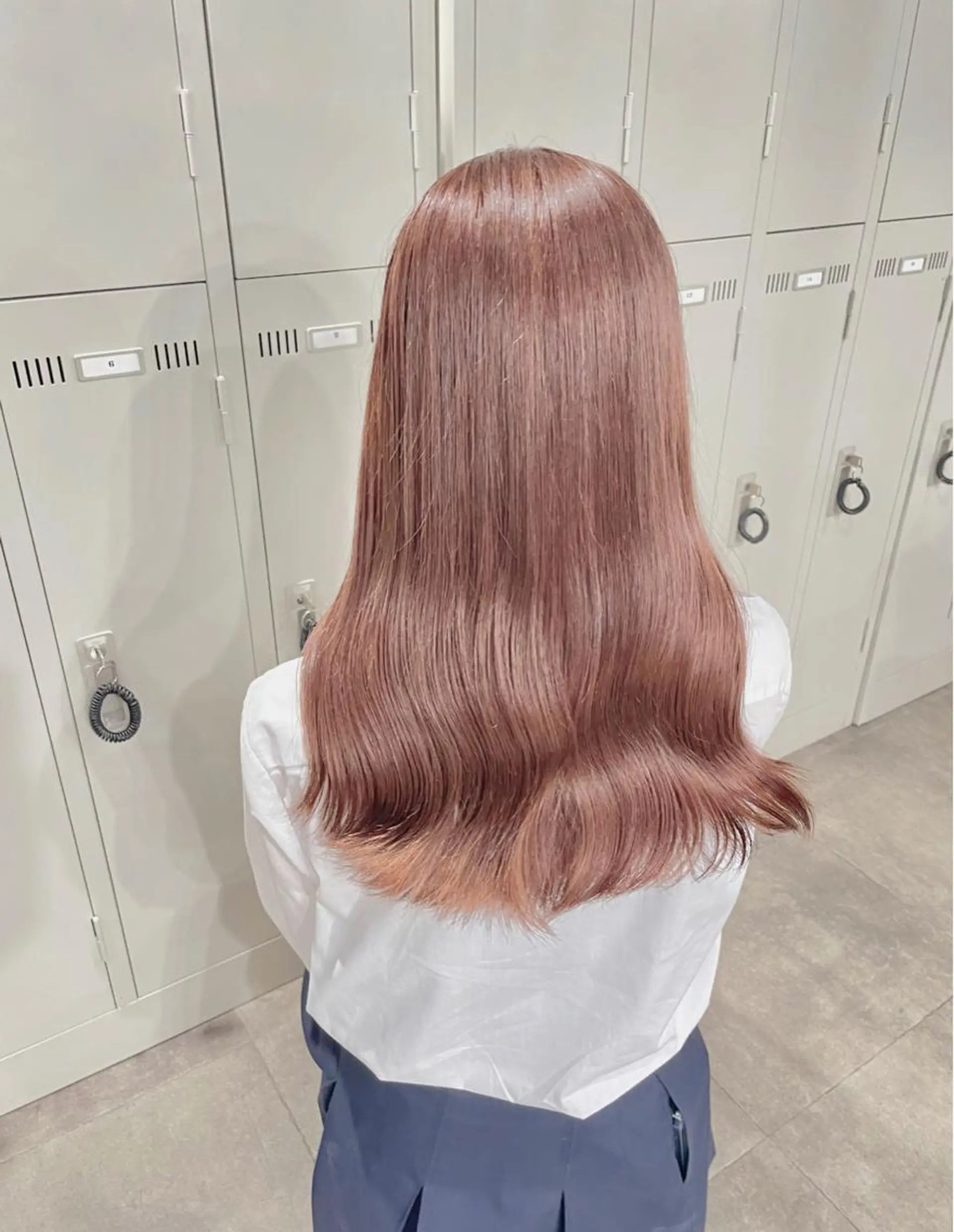 ロング カラー ヘアカラー トリートメント ヘッドスパ ヘアセット ベージュカラー💖 やすひろのヘアスタイル