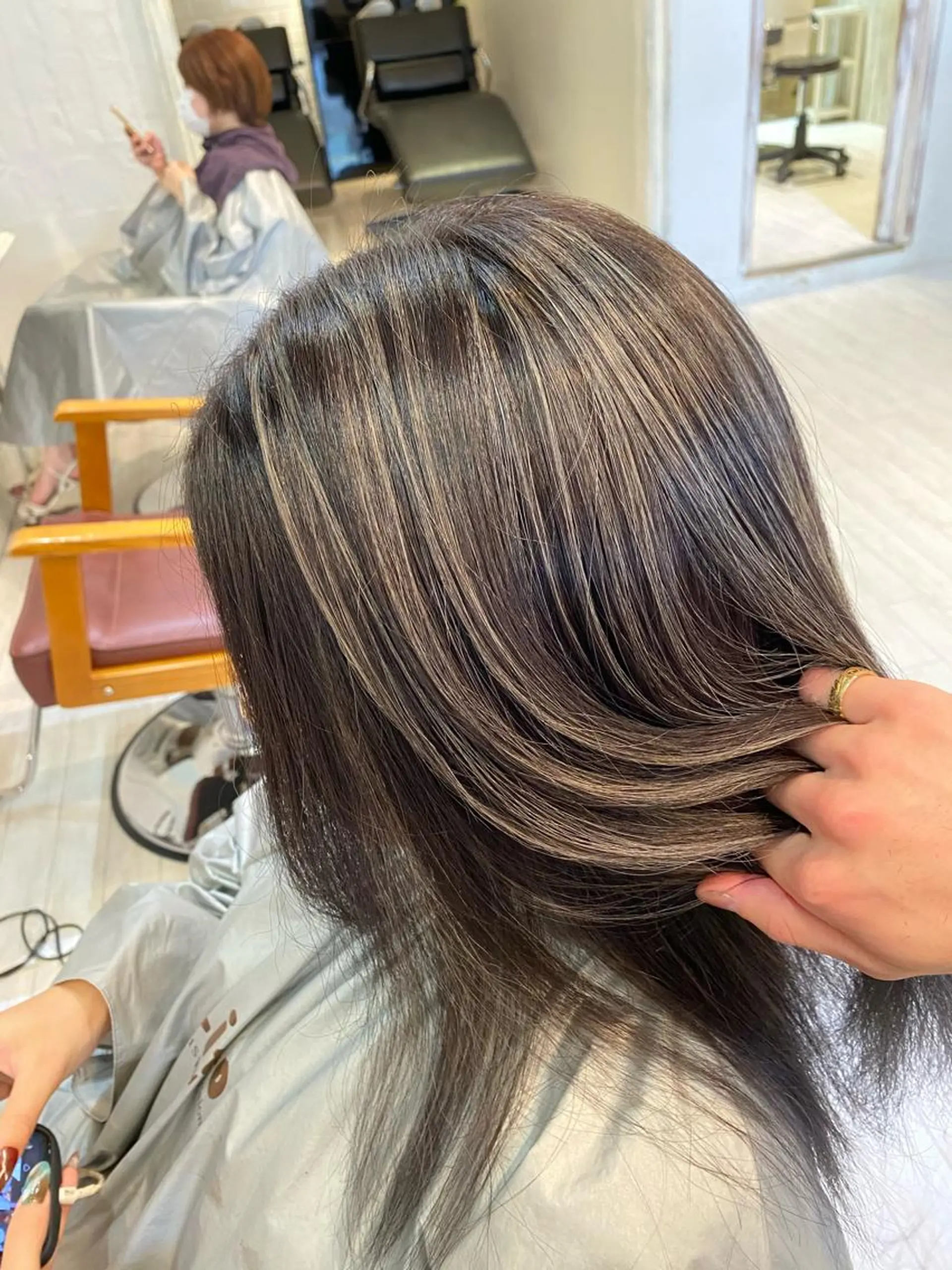 セミロング カラー カット ヘアカラー トリートメント Fbeauty所属・ブリーチ koheiのヘアスタイル