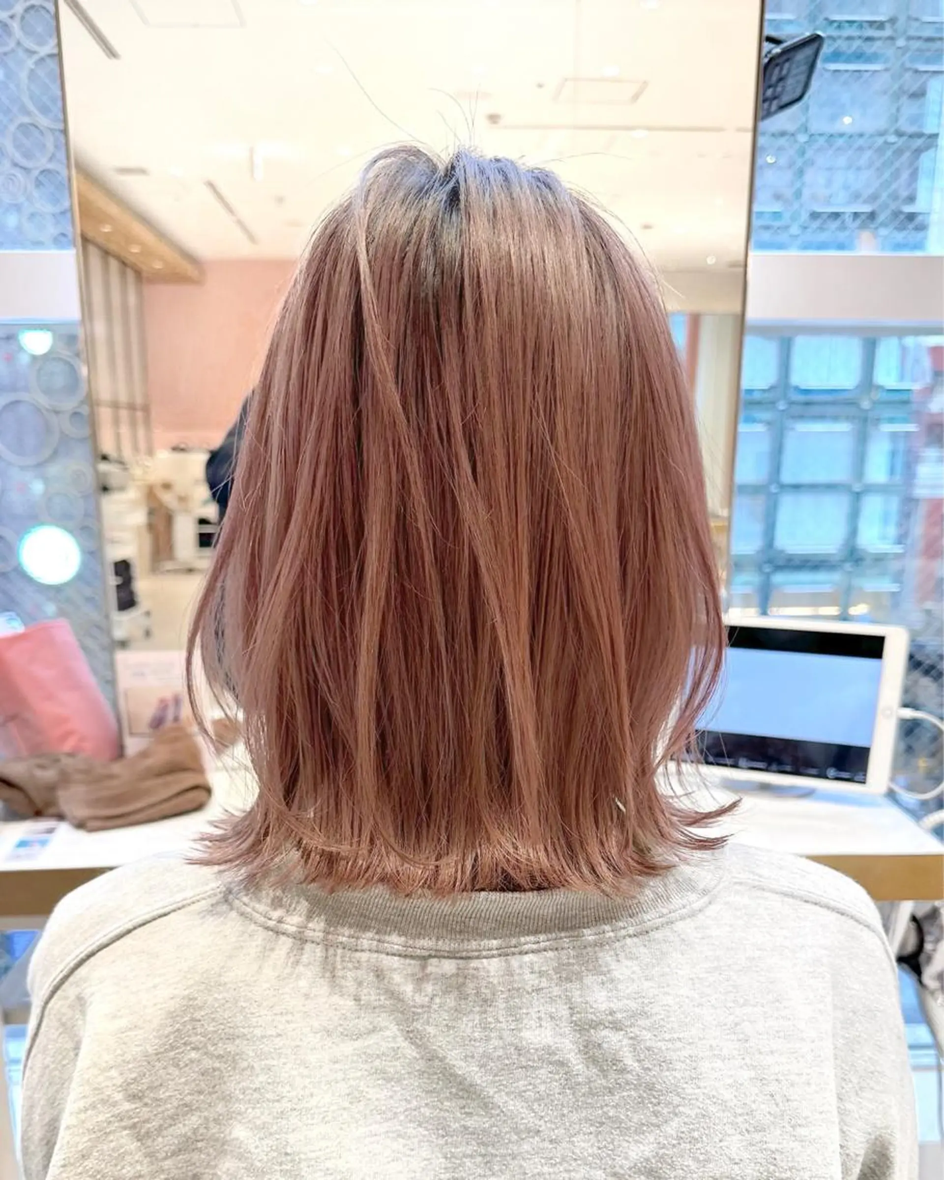 ミディアム カラー パーマ ヘアアレンジ レイヤーカット/ボブ /縮毛矯正✨大輝のヘアスタイル