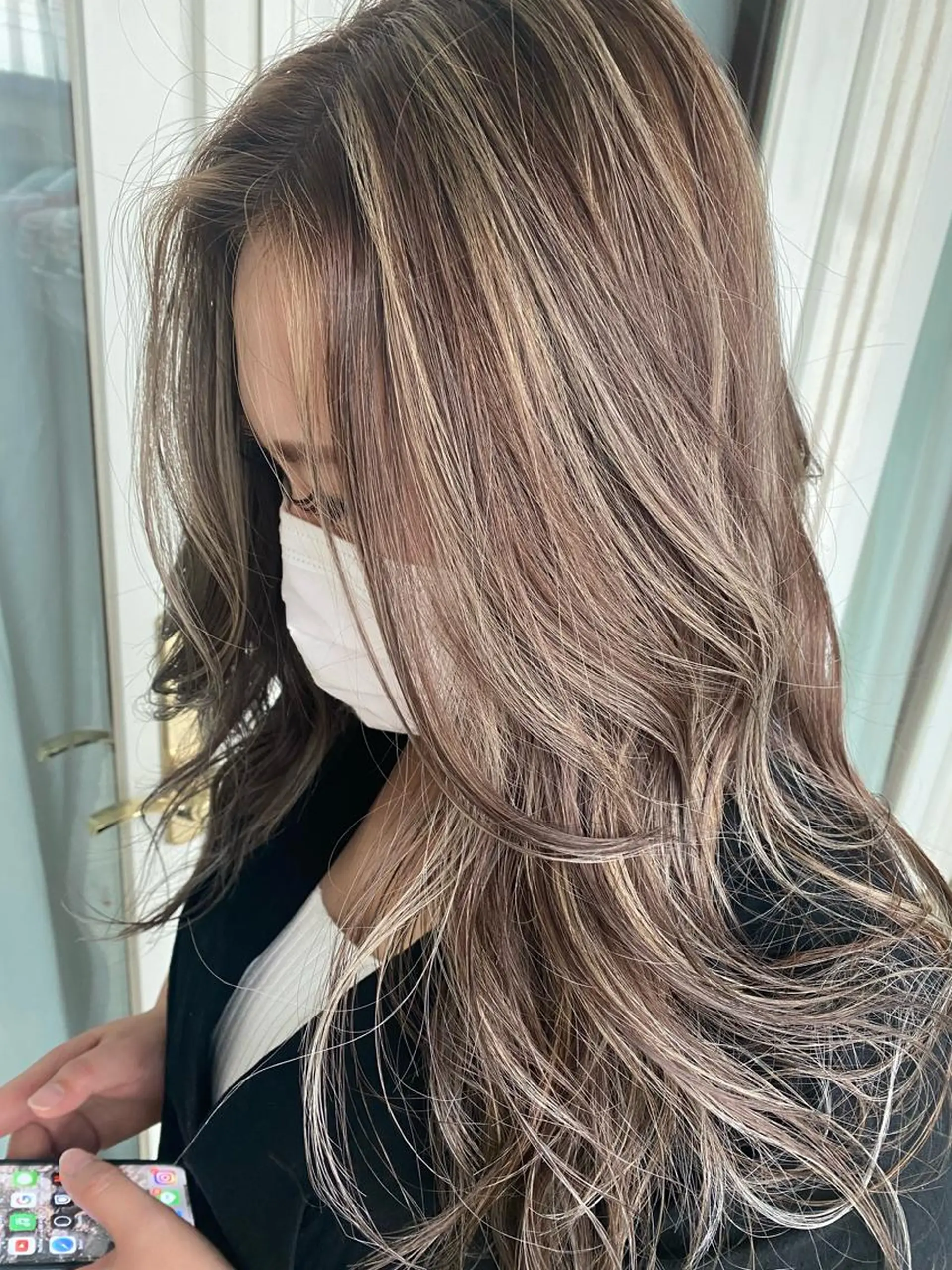 ロング 🫧赤み消しカラー nanami🫧のヘアスタイル