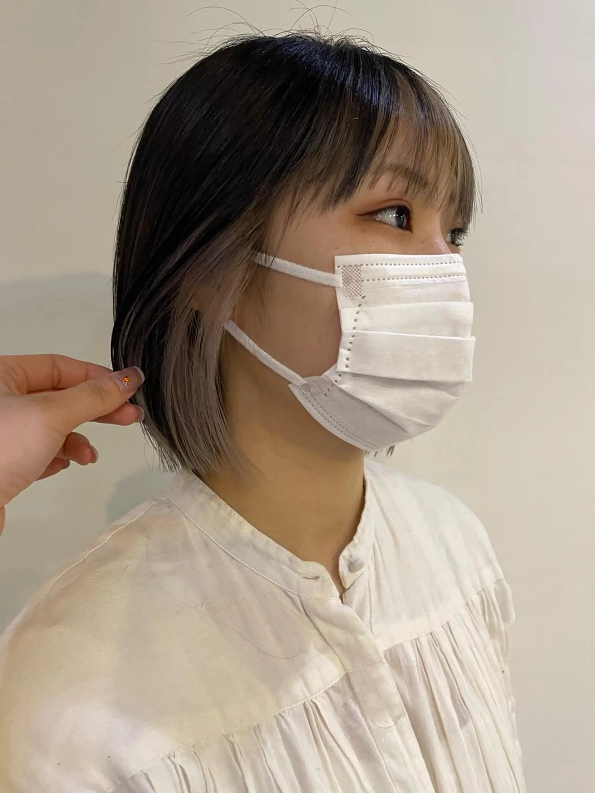 ショート カラー silo所属・silo MOKA 顔周りカット🦦のヘアスタイル