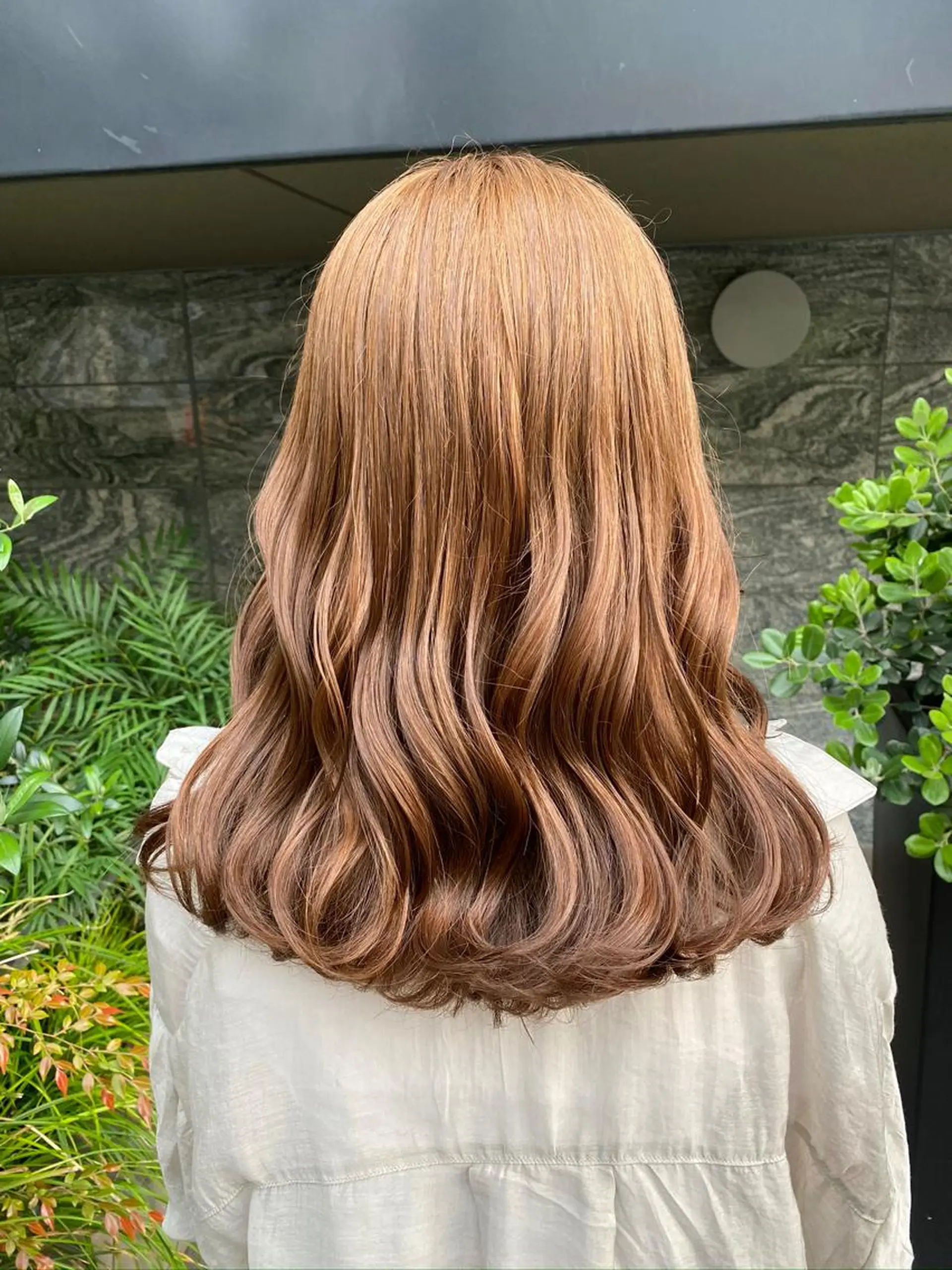 ロング ヘアカラー トリートメント ヘッドスパ 透明感♡グレージュ ♡ミルクティー♡のヘアスタイル