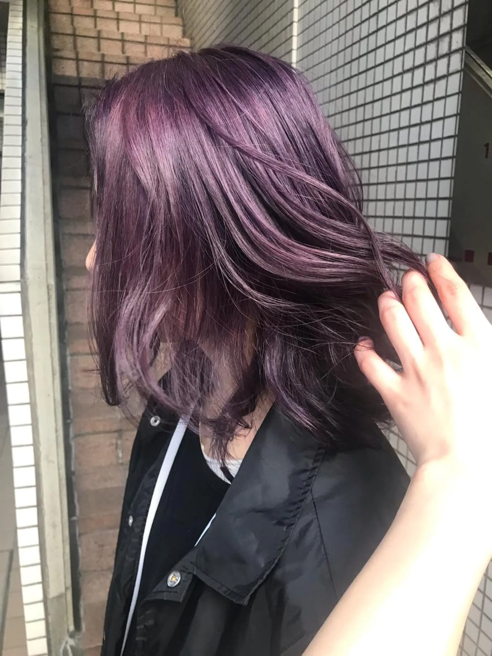 ミディアム カラー 🫧透明感カラー/ ボブ/小笠原🪽のヘアスタイル