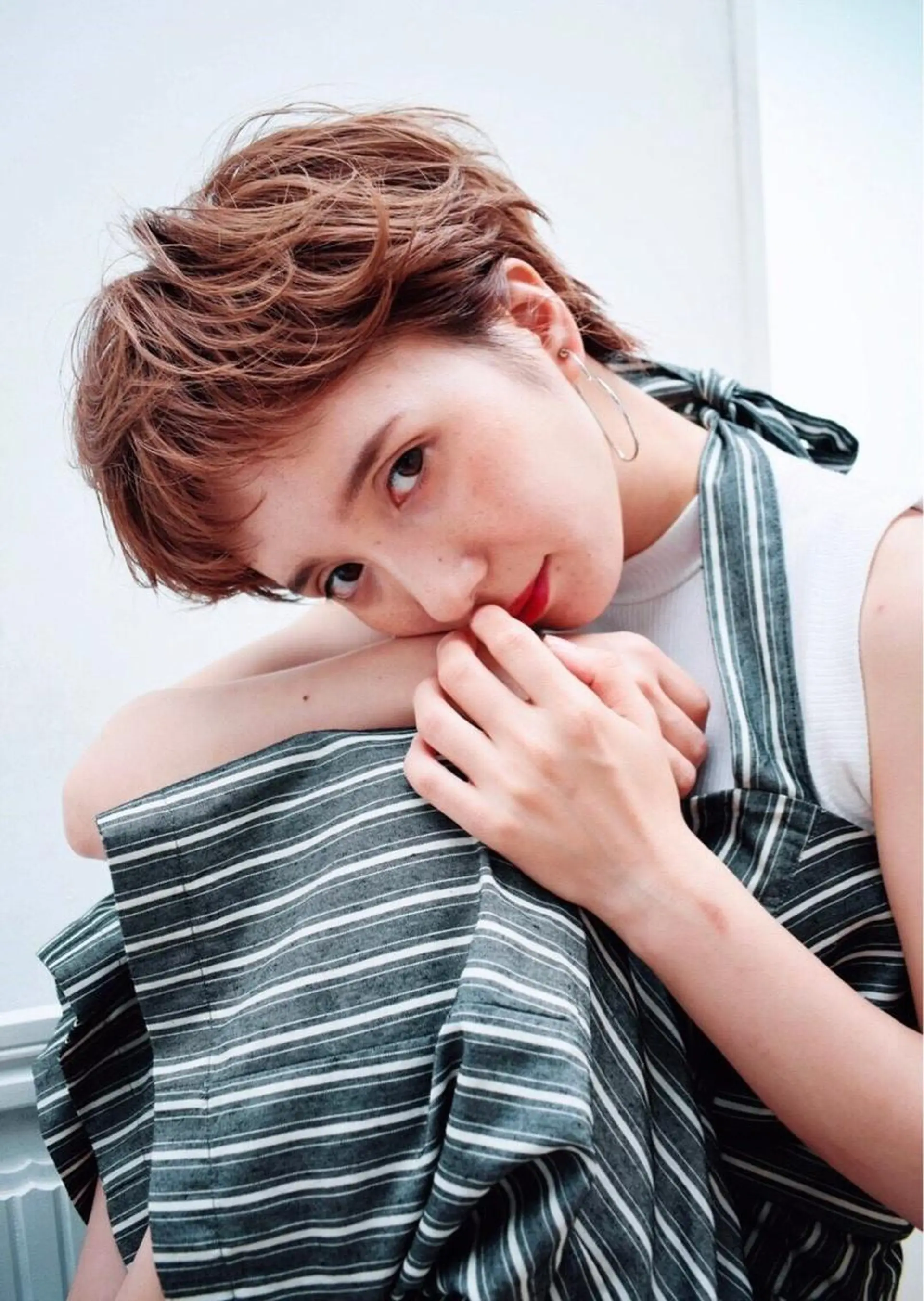 ショート カラー ヘアアレンジ 美髪.艶髪.髪質改善 LoLo.サリのヘアスタイル