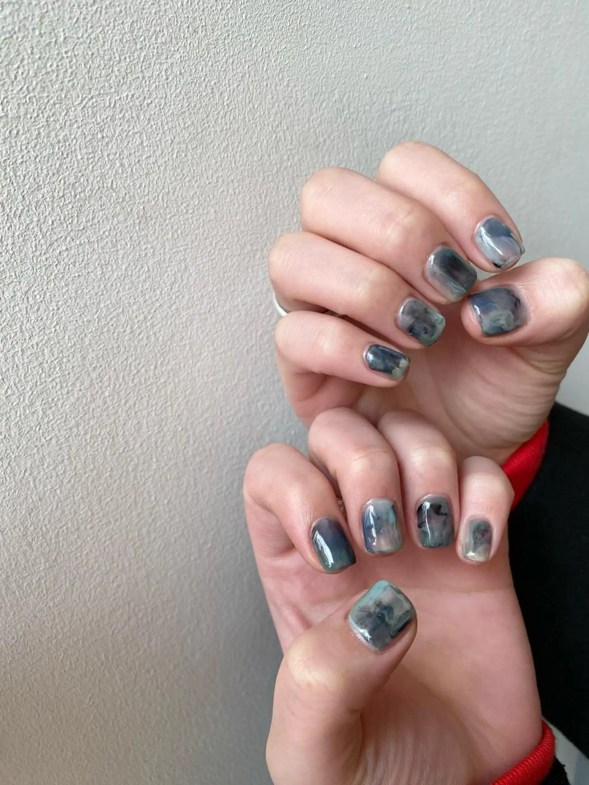 ネイル ニュアンスネイル 春ネイル ハンドネイル 草加ニュアンスネイル 🌚hersのネイルデザイン