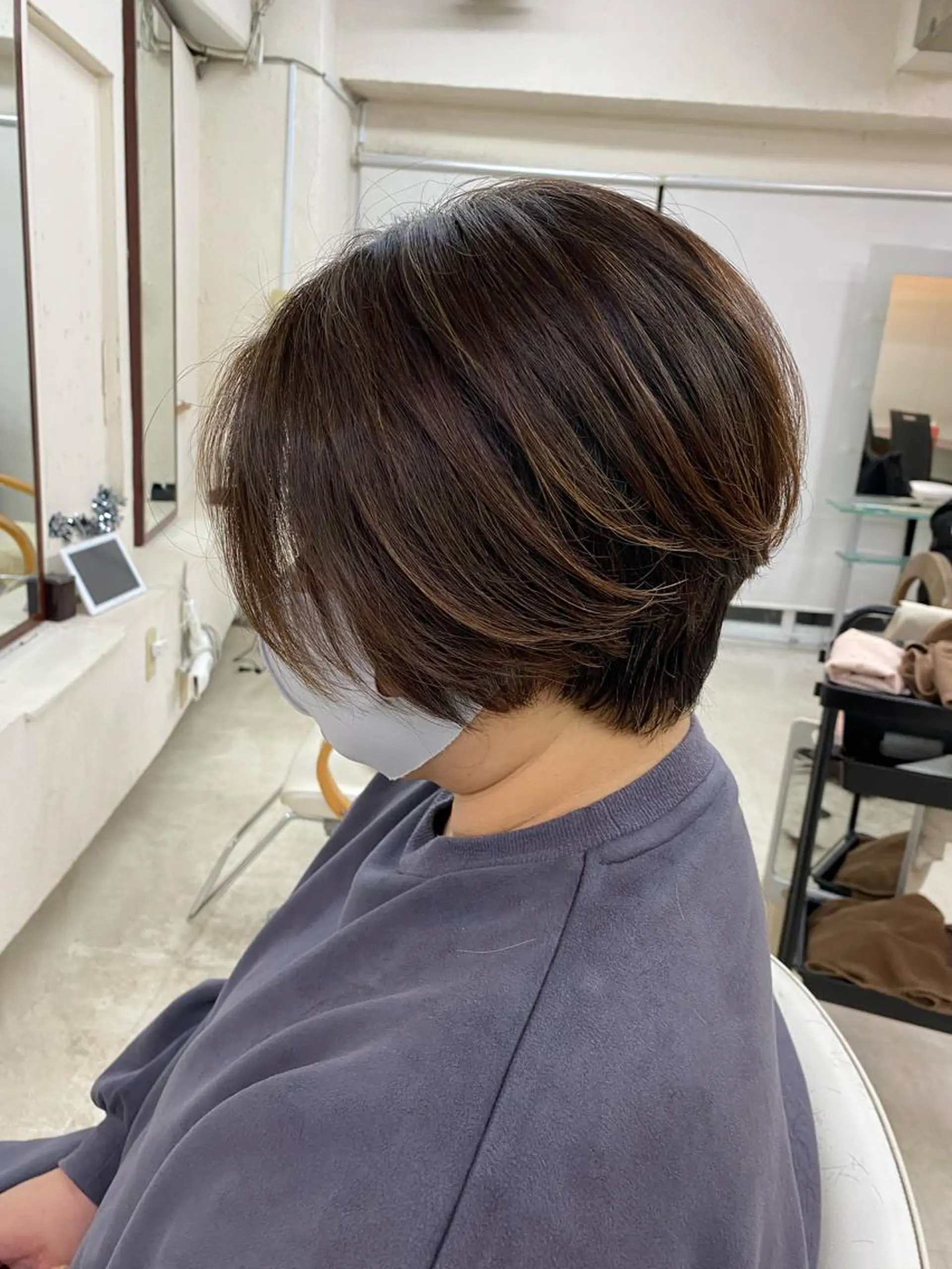 ショート ショートボブ✨️ 池田芽生のヘアスタイル