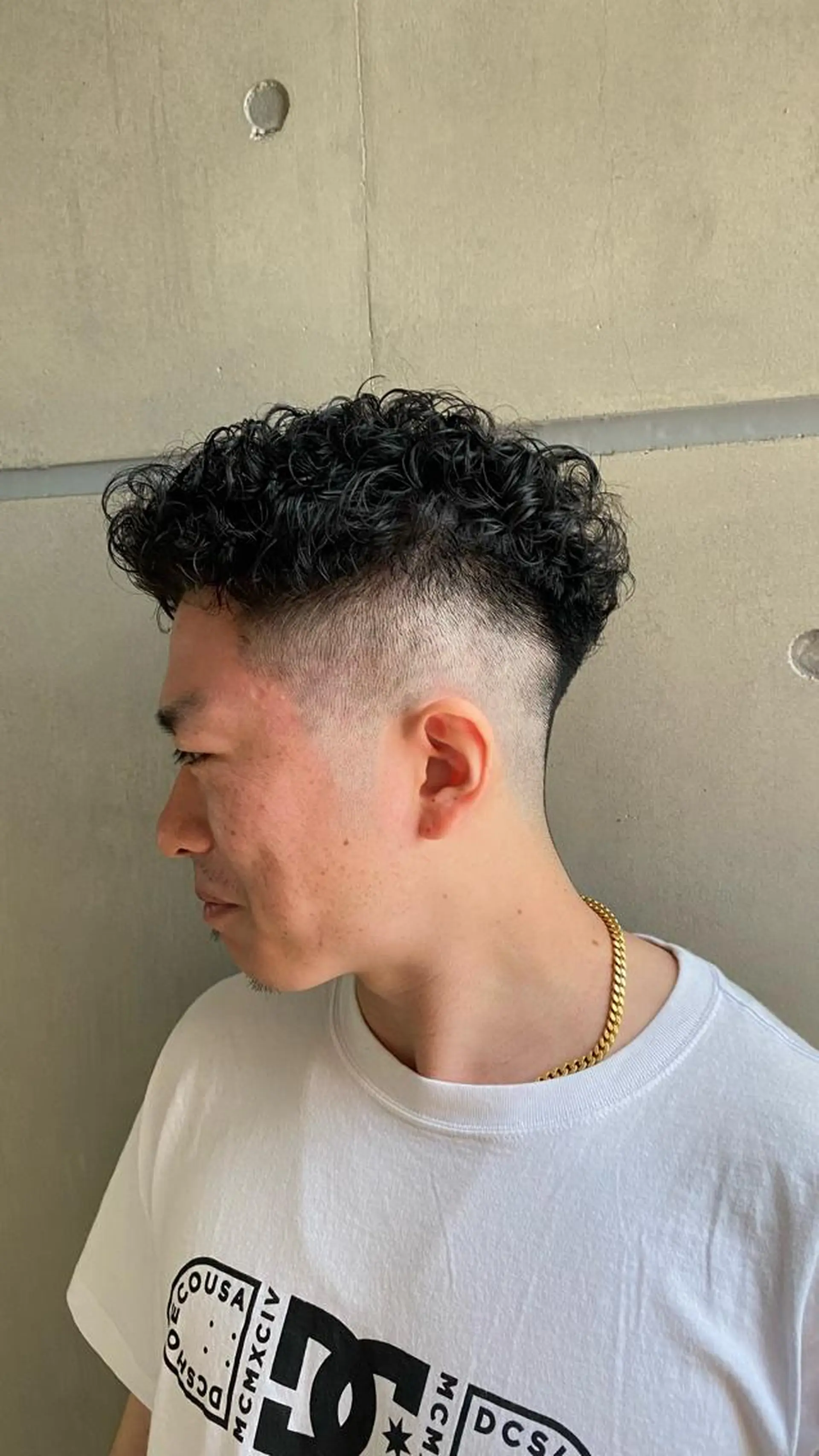 ショート パーマ メンズ フェードカット メンズパーマ ショートヘア カット パーマ トリートメント ヘッドスパ Graph. （グラフ）立川🪽✨のヘアスタイル